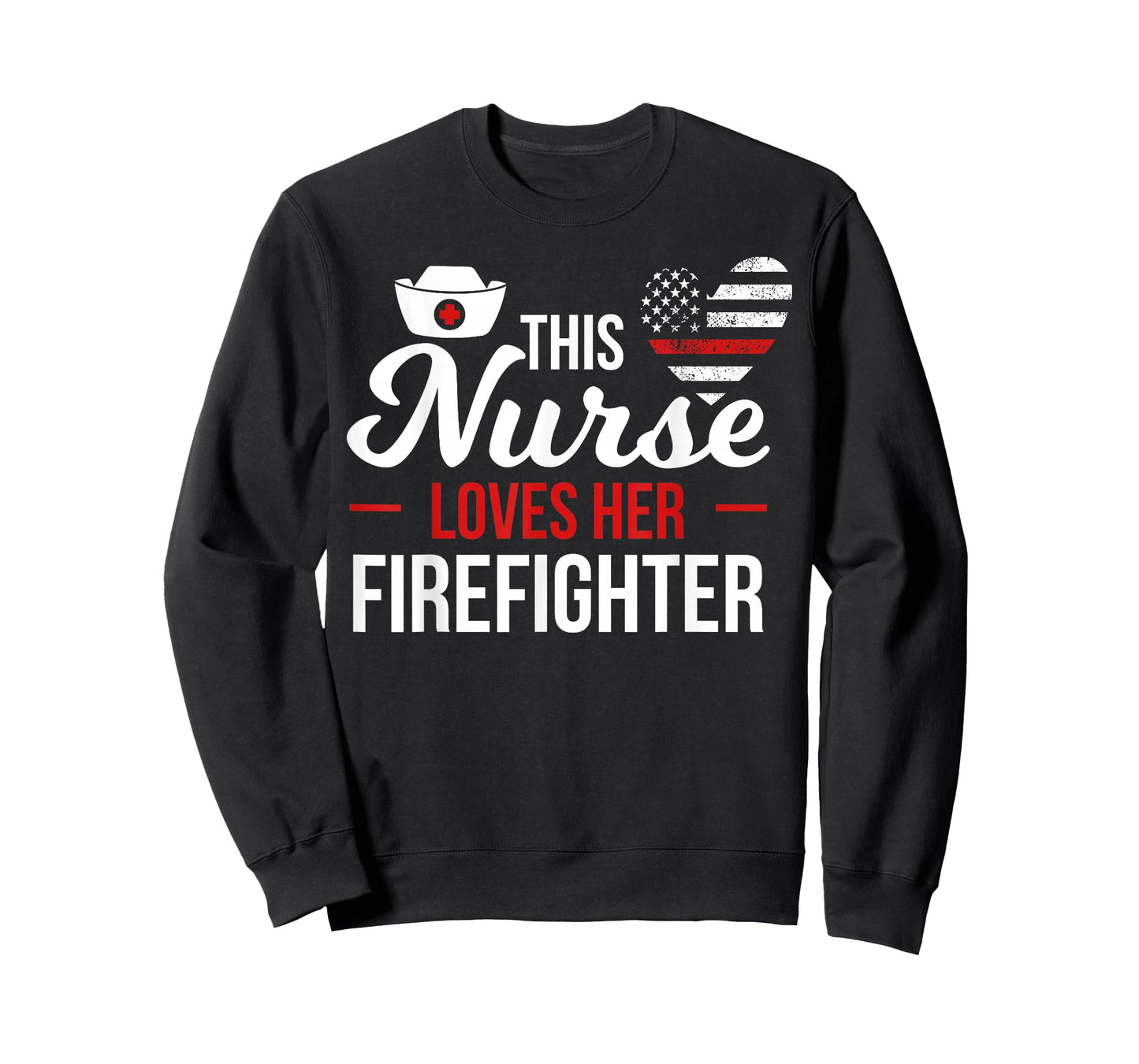 This Nurse Loves Her Firefighter Wife Nurse T-Shirt