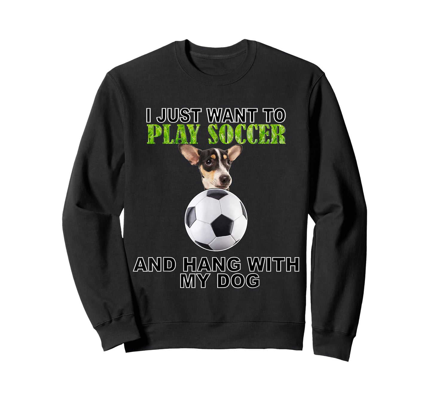 Play Soccer Hang W Dog Rat Terrier T-Shirt
