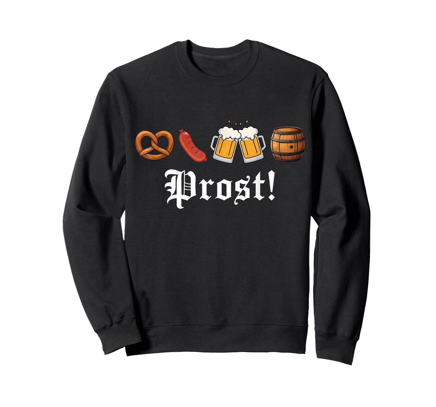 Prost Oktoberfest Drinking Vintage German Humor Men Women T-Shirt