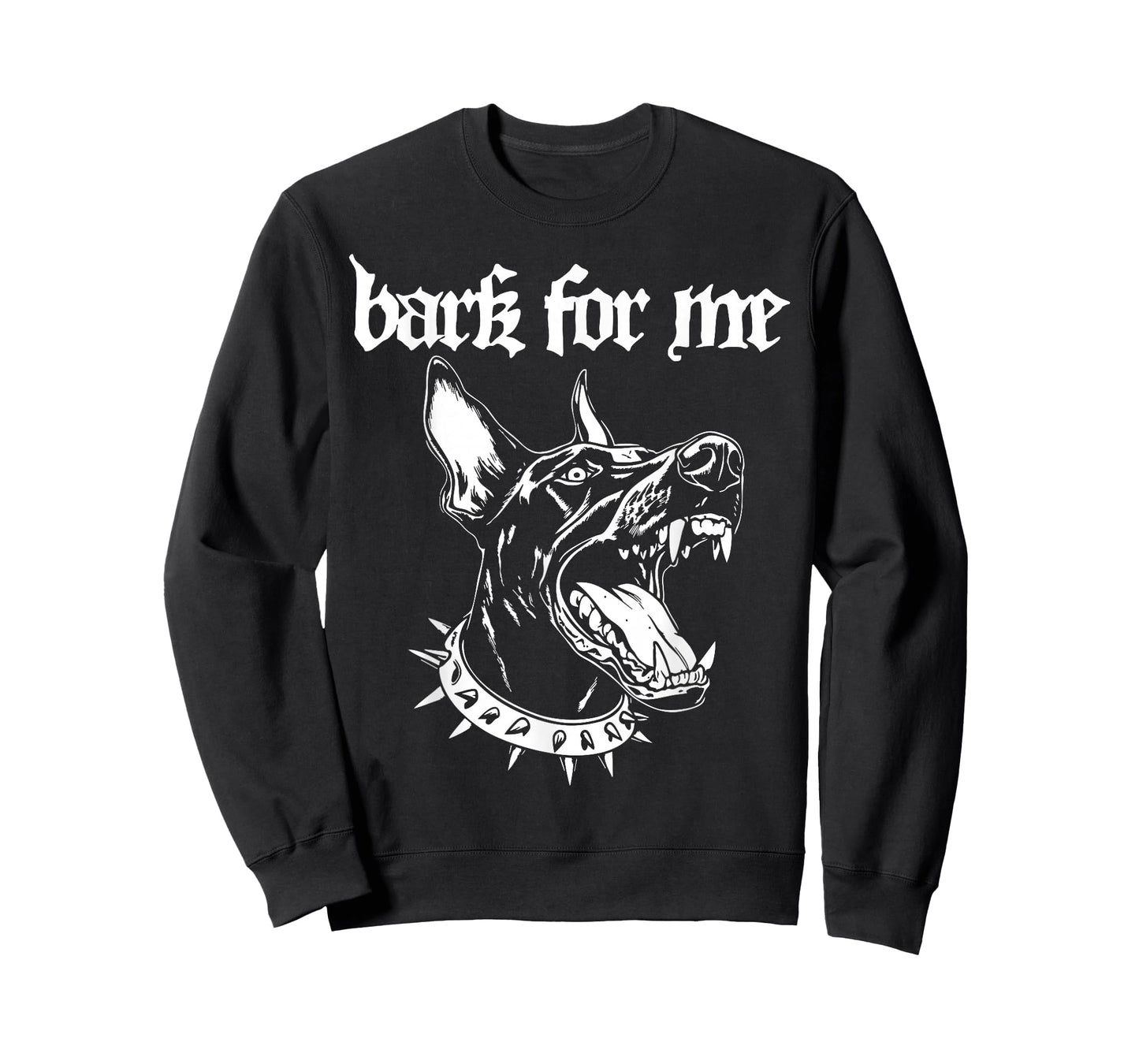 Bark for Me Fierce Doberman Blackletter Aesthetic Dog Lover T-Shirt