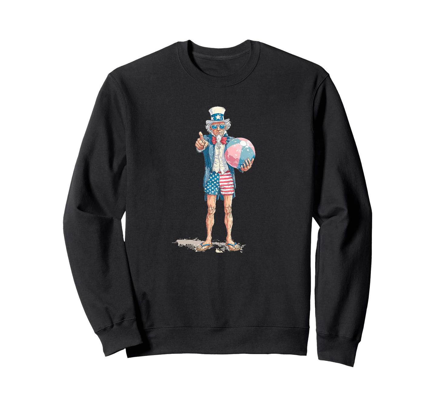 Funny Beach Uncle Costume for Ocean and Ball Lovers T-Shirt