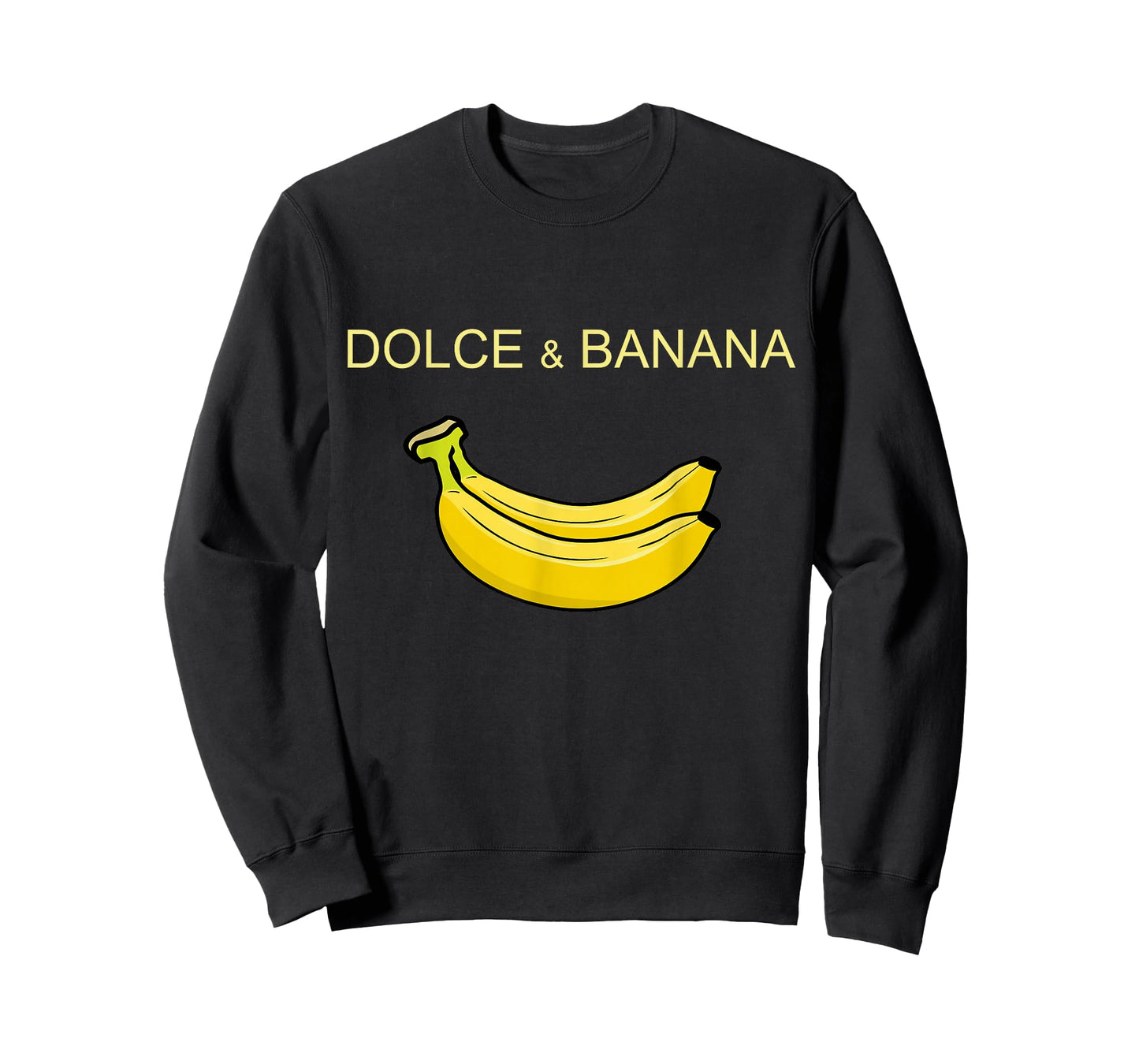 Dolce and Banana Funny Cute Graphic Design Banana T-Shirt T-Shirt