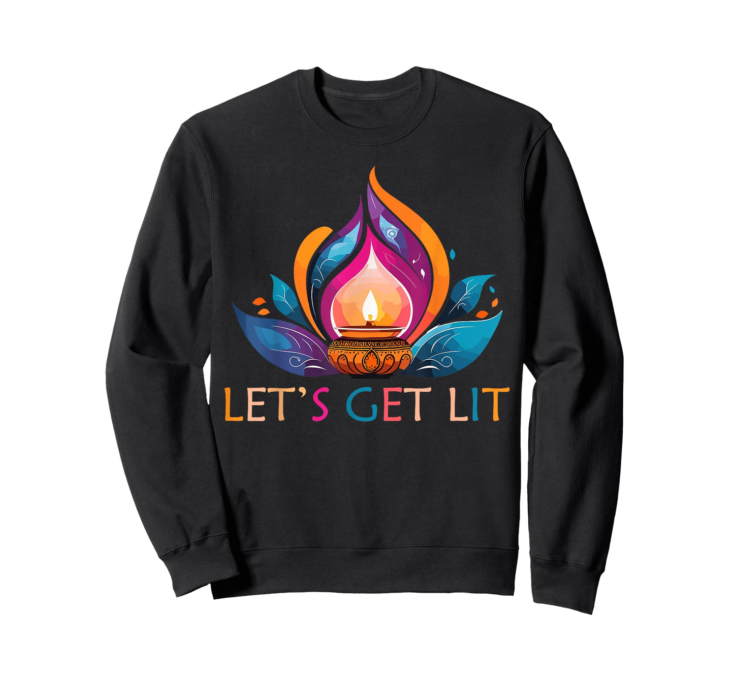 Let's Get Lit Happy Diwali Festival of Light T-Shirt