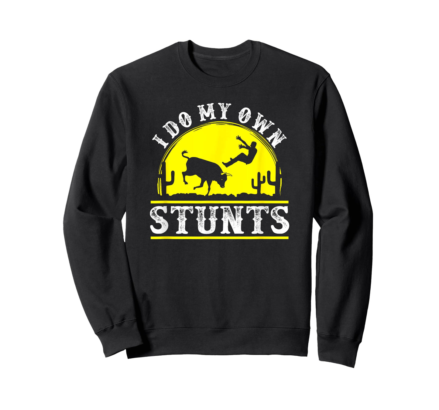 Funny Rodeo tshirt bull riding I do my own stunts clown t T-Shirt