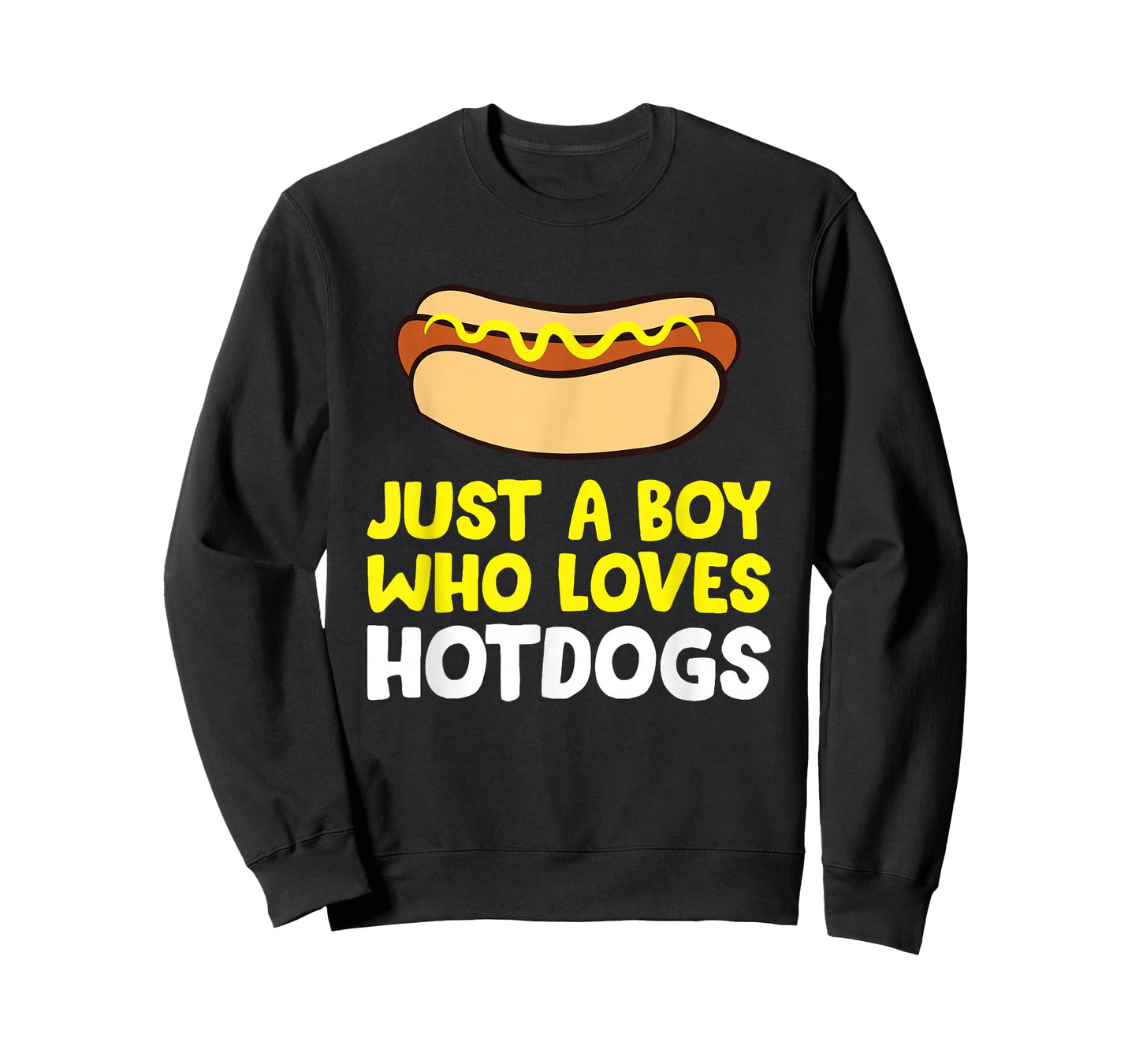 Just a Boy Who Loves Hot Dogs Funny Hot Dog T-Shirt