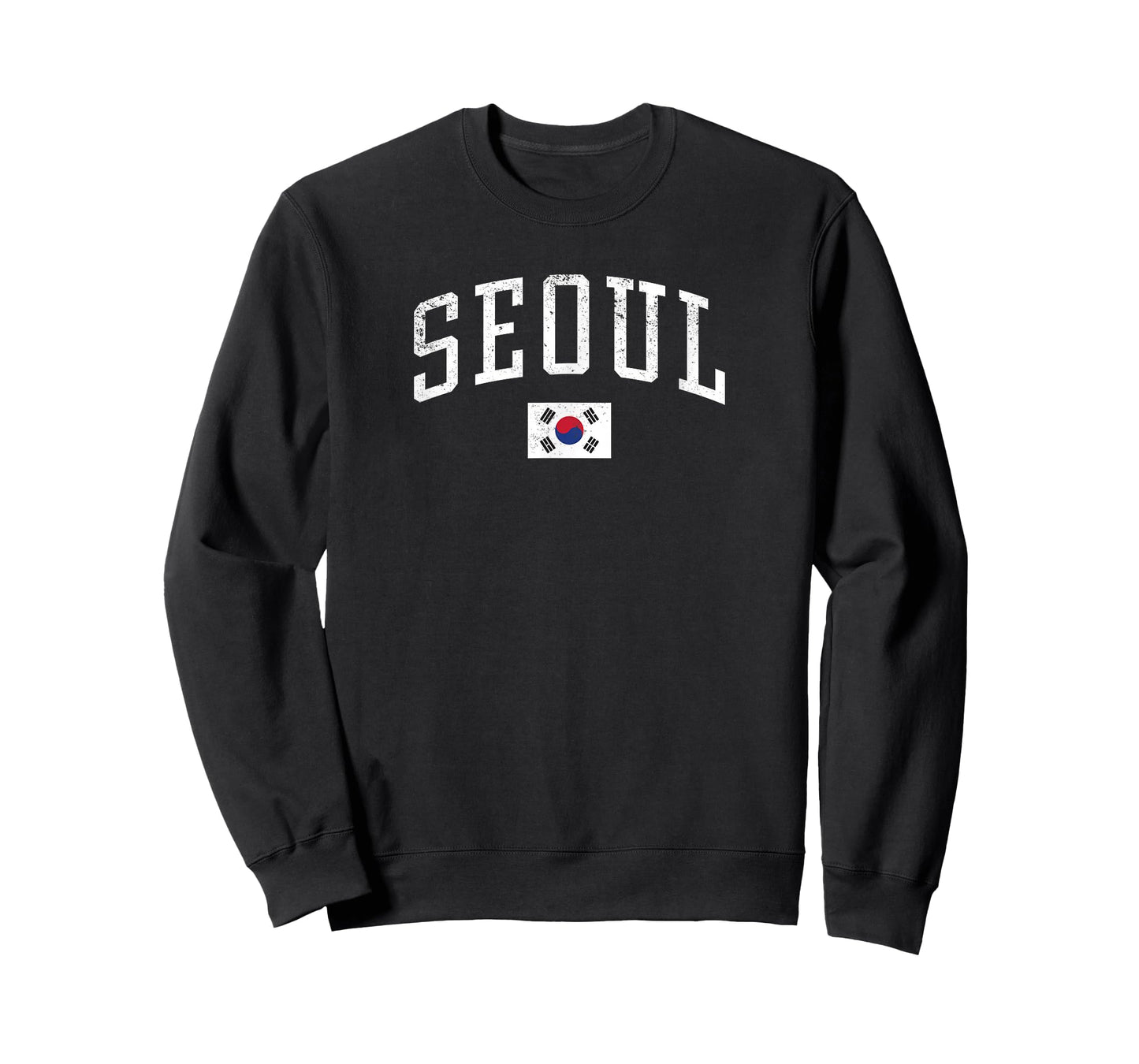 Vintage Seoul South Korea Country Flag Souvenir Vacation T-Shirt
