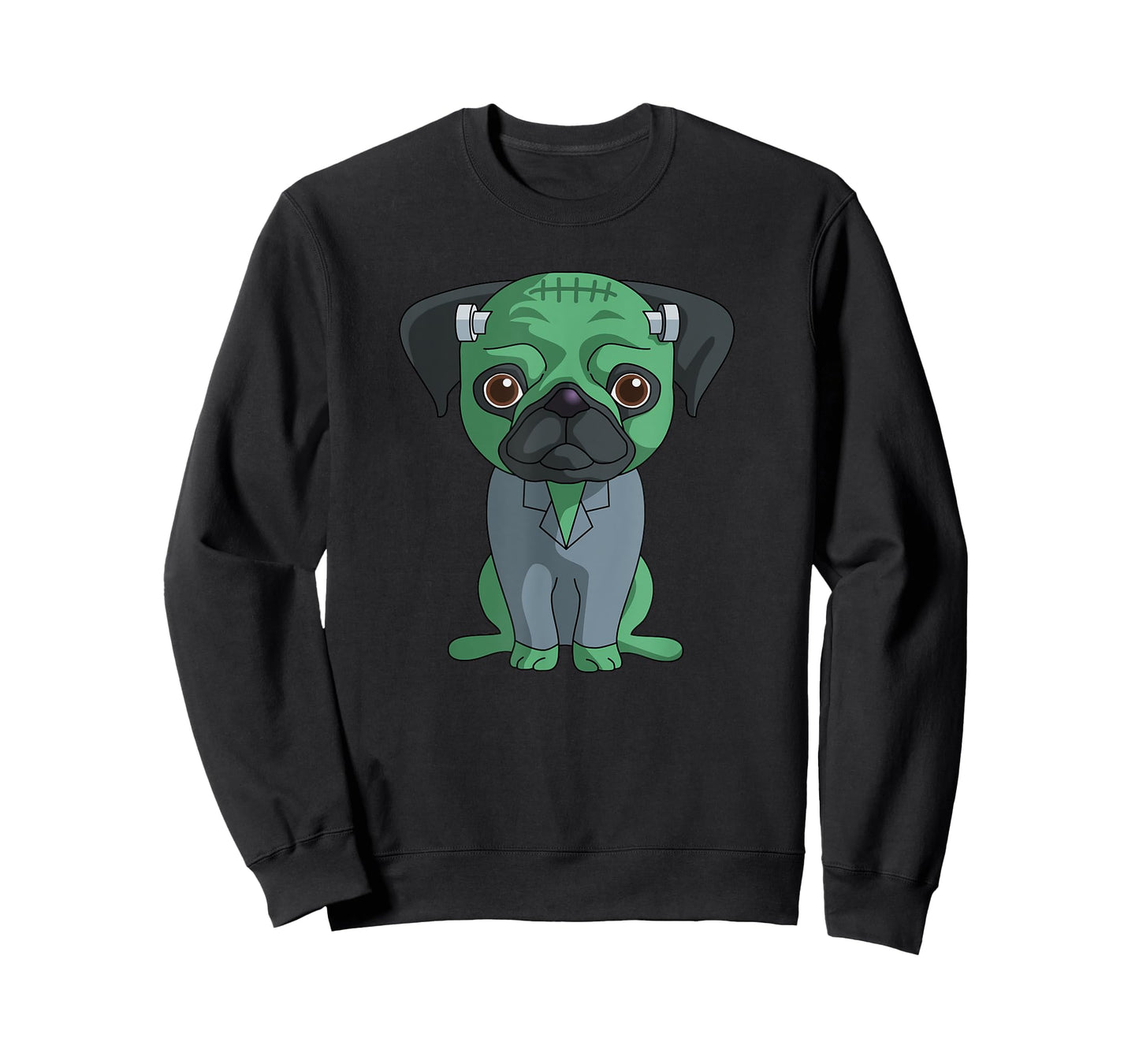 Pug Frankenstein T-Shirt Funny Halloween Gift Shirt T-Shirt
