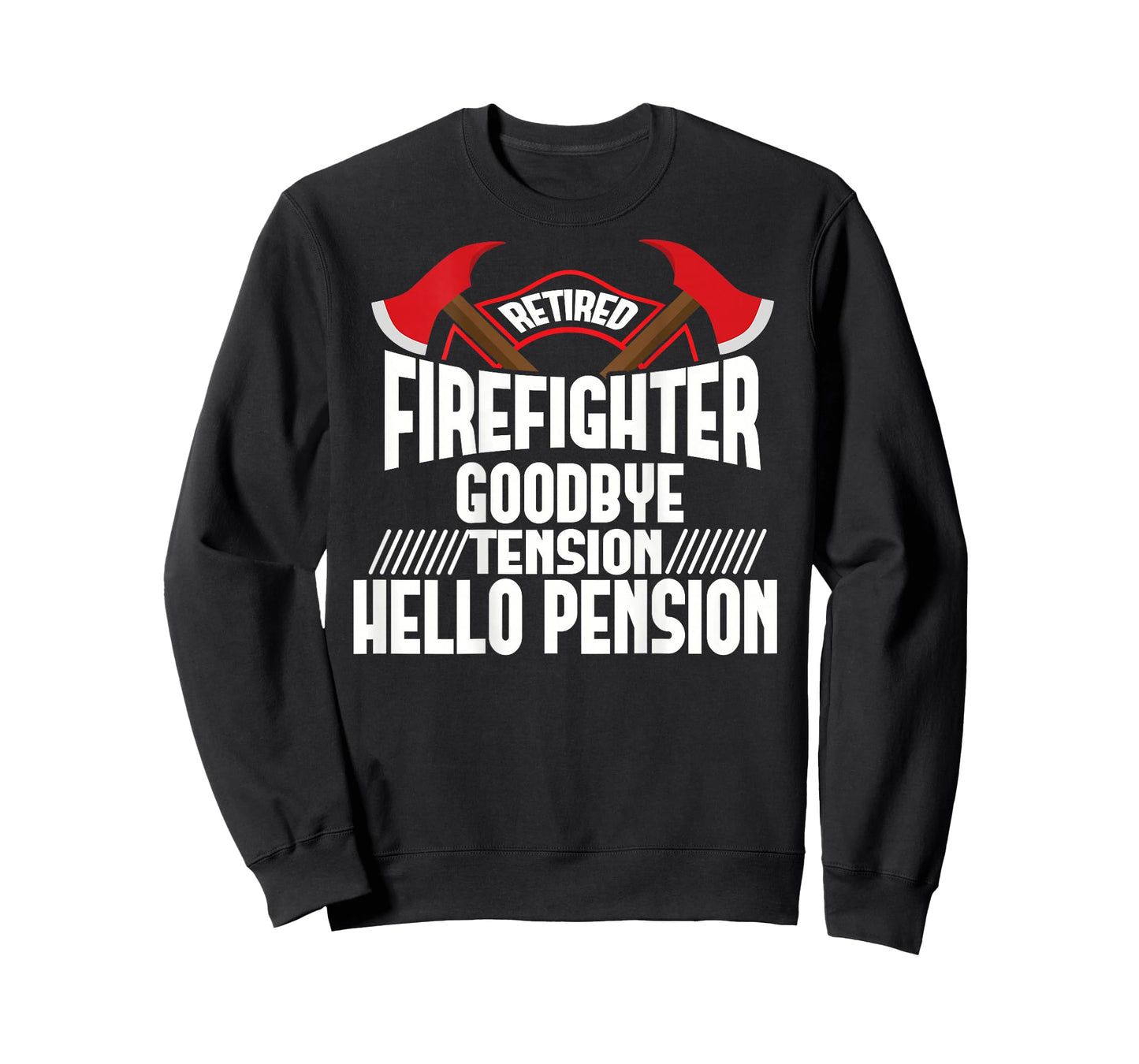 Retired Firefighter Thin Red Line Retirement Party Gift T-Shirt