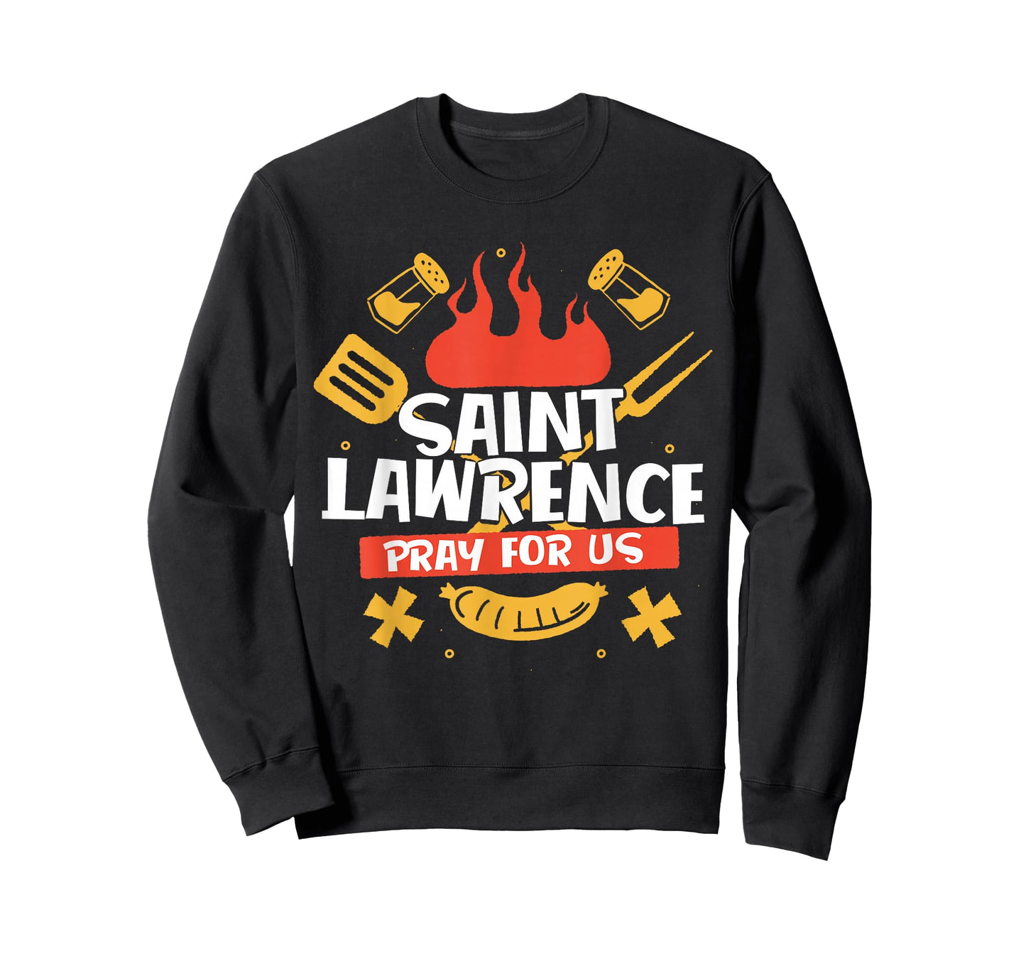 Saint Lawrence Catholic Patron Saint of Grilling Grill Chef T-Shirt