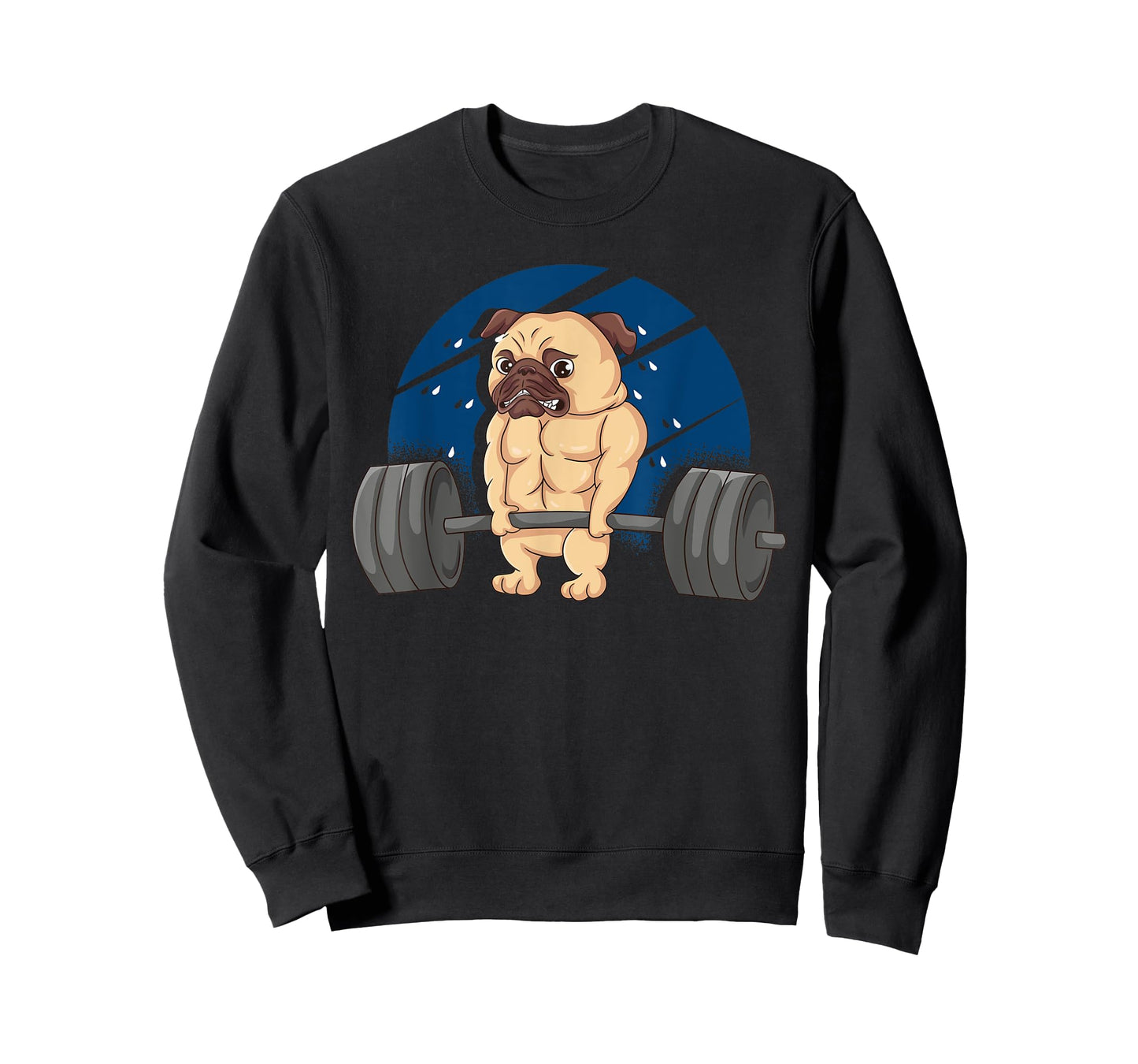 Pug Bodybuilding Bodybuilder Muscle Gym Workout Bulldog Dog T-Shirt