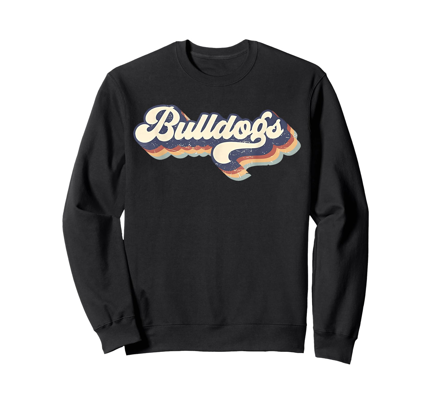 Bulldogs Mascot Retro Back to School Team Spirit T-Shirt