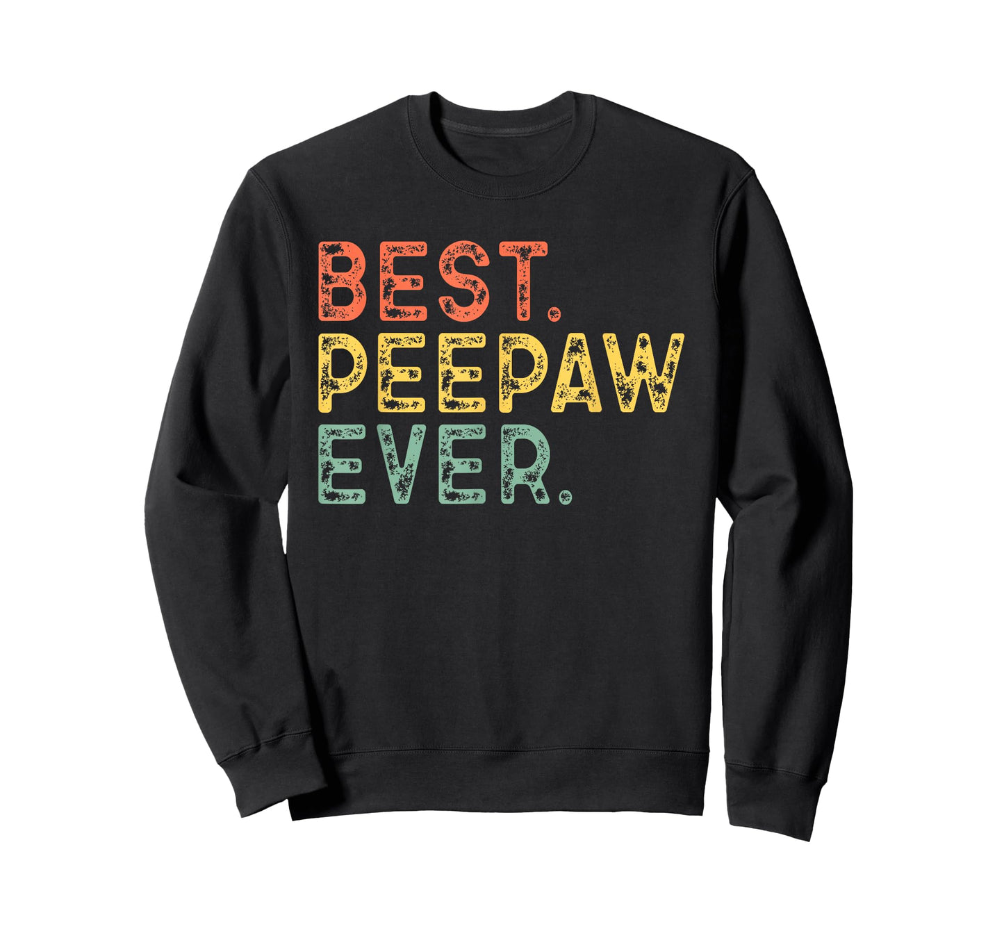 Pee-Paw Family Vintage Retro Best PeePaw Ever T-Shirt