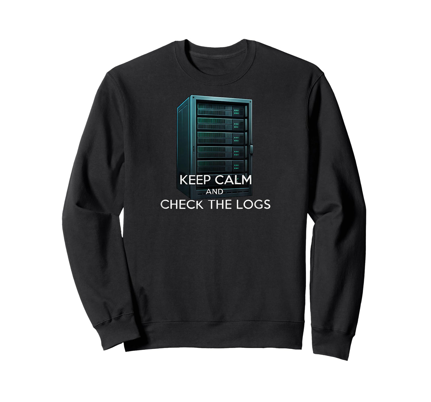 Keep Calm And Check The Logs Sysadmin IT Tech Humor T-Shirt