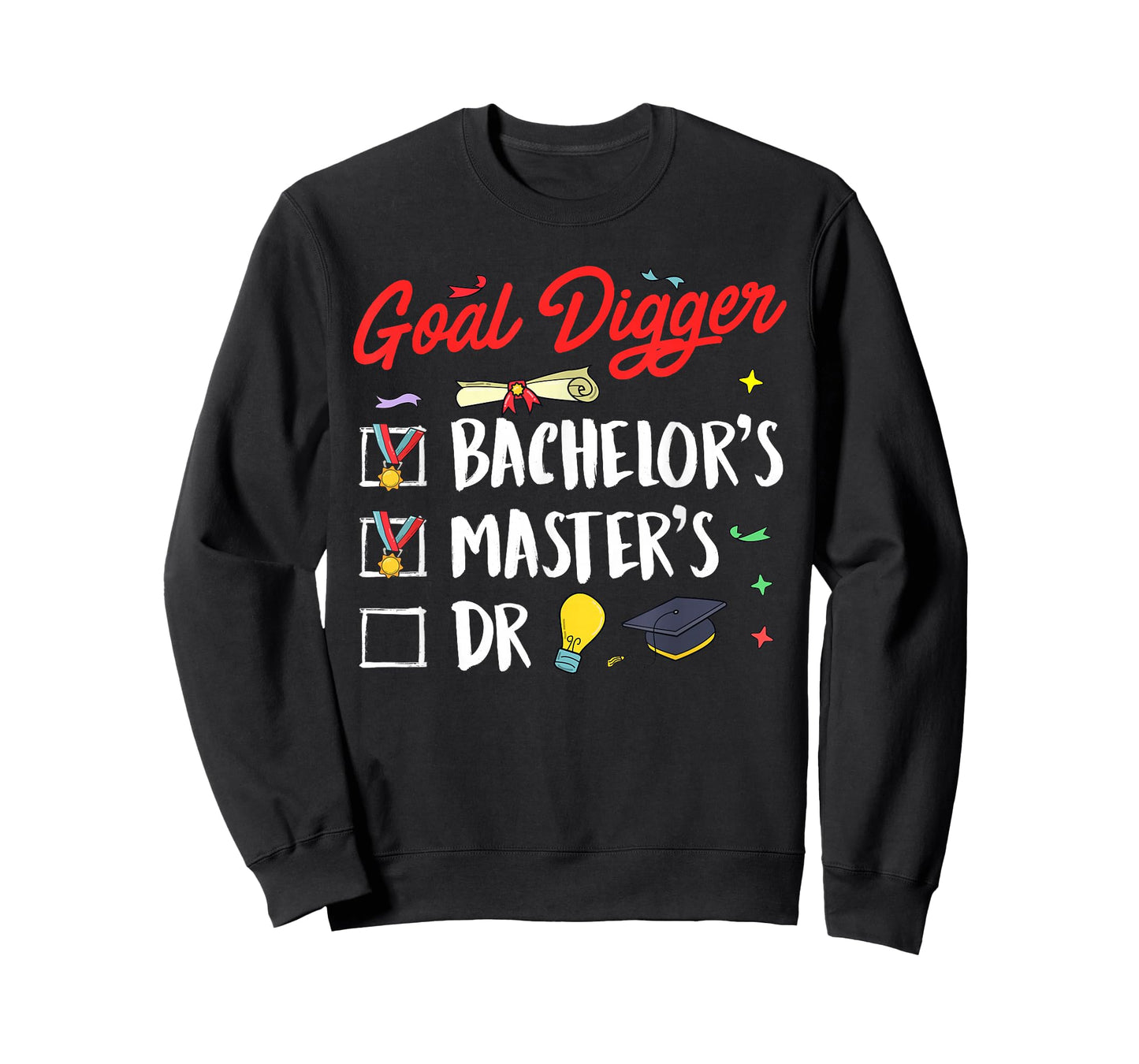 Master Passed Goal Digger Master Thesis Master's Degree T-Shirt