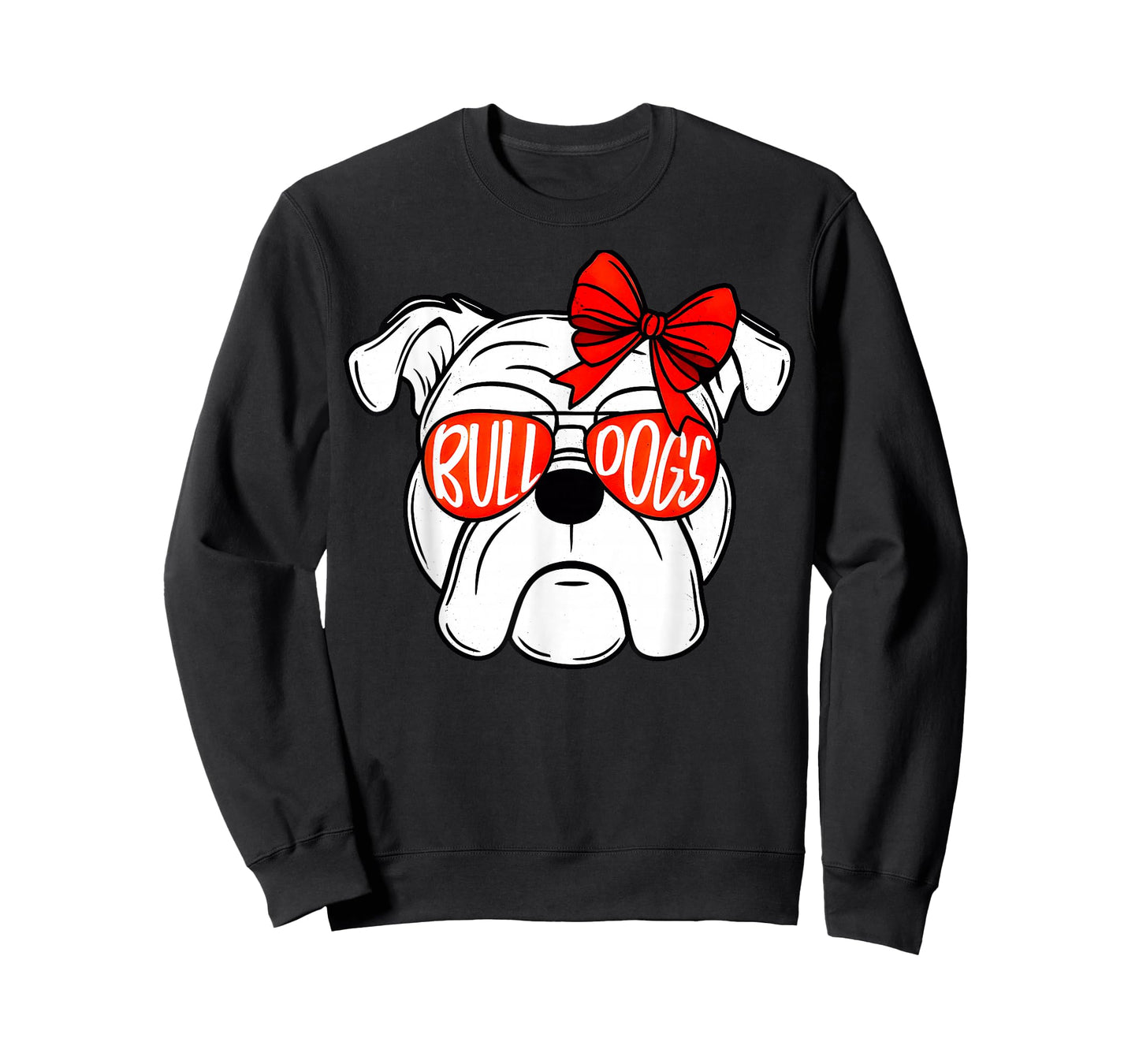 Retro Bulldog Sunglasses Cute Dog Gift for Men Women Kids T-Shirt