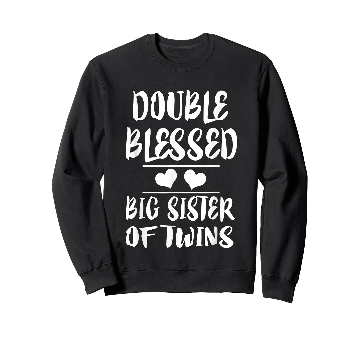 Double Blessed Big Sister Of Twins Gift T-Shirt