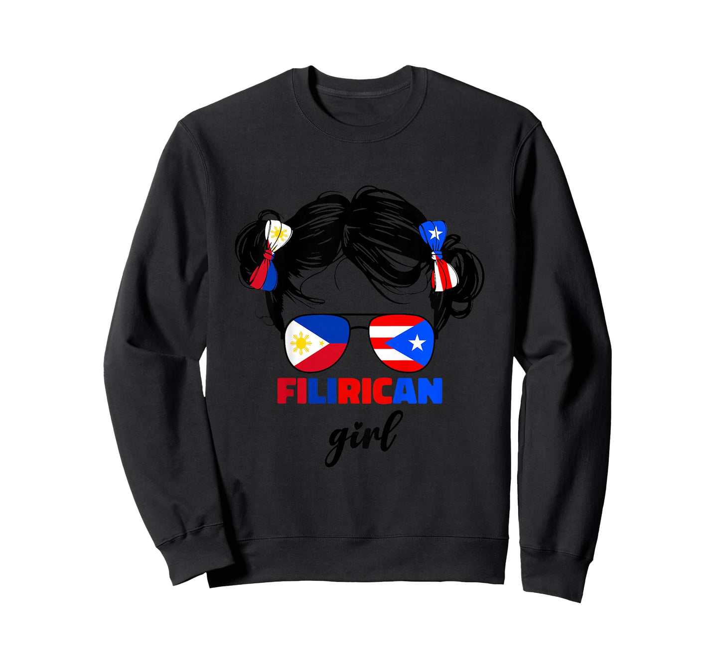 Filipino And Puerto Rican Rico Philippines Kids FiliRican T-Shirt