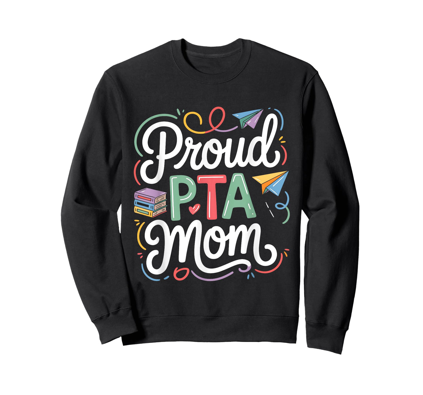 Cute school supporter meeting matching women Proud PTA Mom T-Shirt