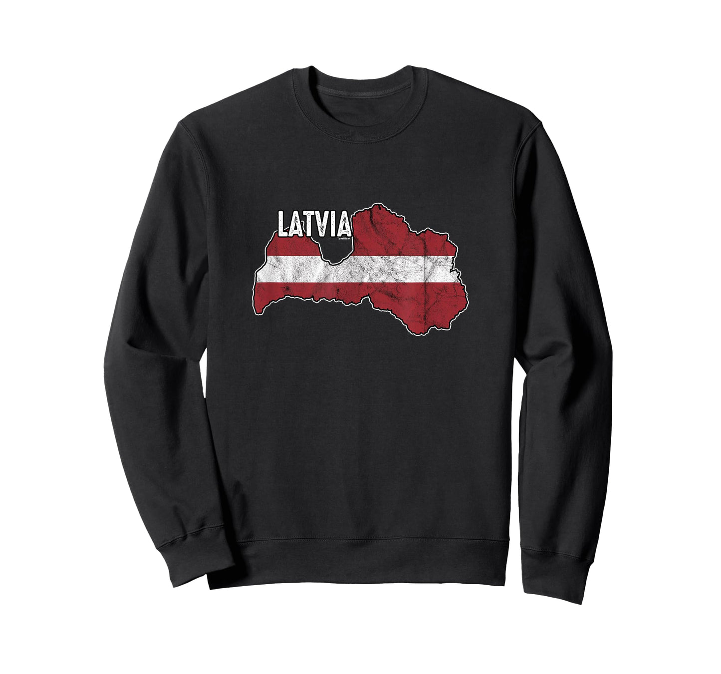 Vintage Patriotic Letts Latvians Pride Latvia Flag T-Shirt T-Shirt