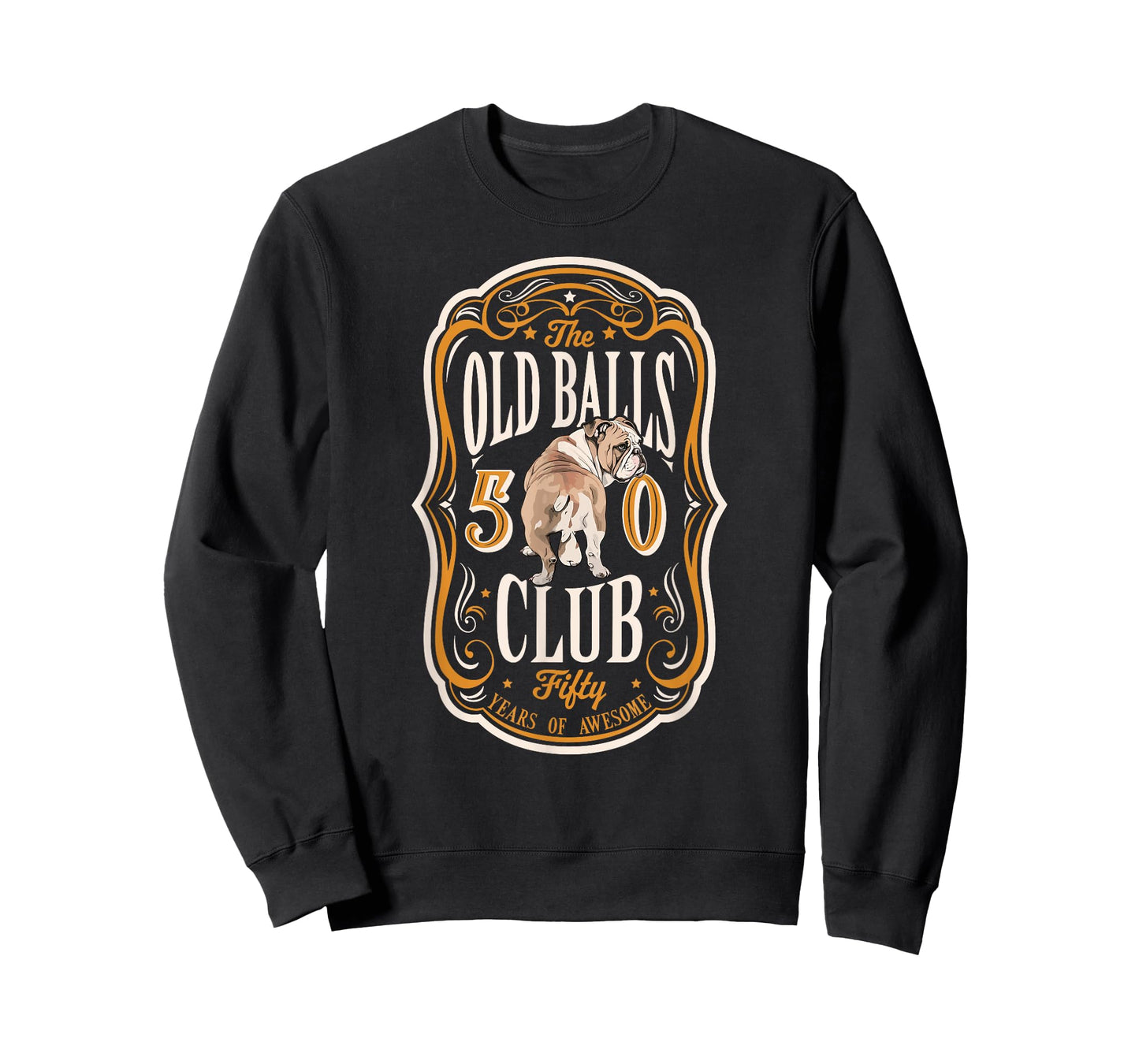 Old Balls Club 50 Years of Awesome Funny 50th Birthday Gag T-Shirt