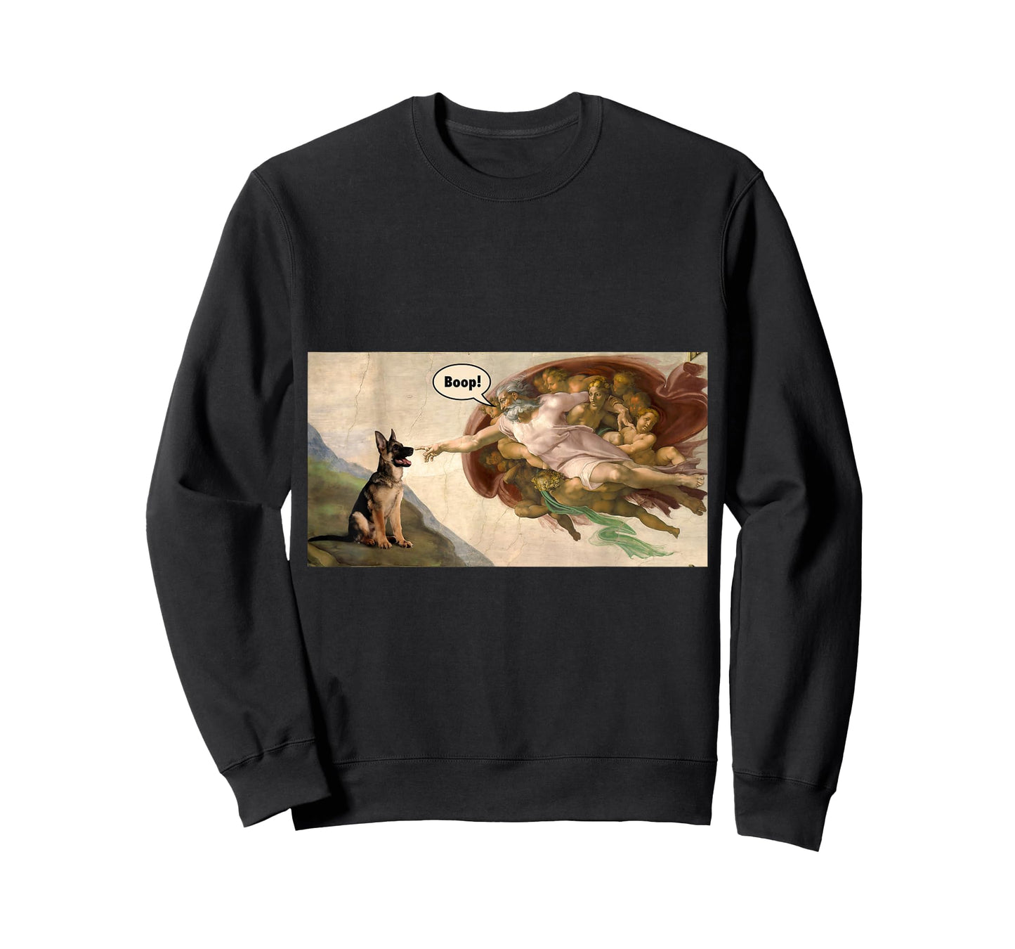 Boop The Snot of a German Shepherd Funny Dog Meme T-Shirt
