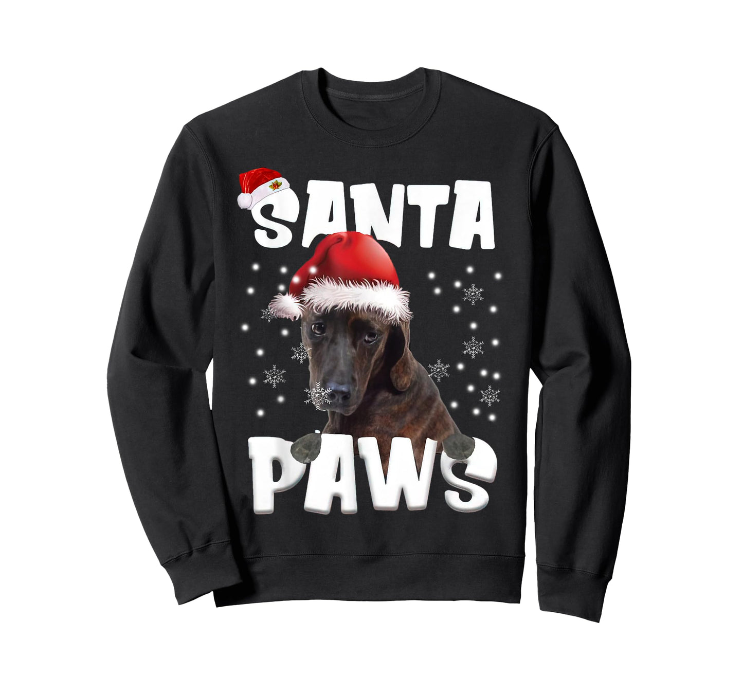 Funny Plott Hound Christmas Lights Tree Dog Lover Xmas Men Women T-Shirt