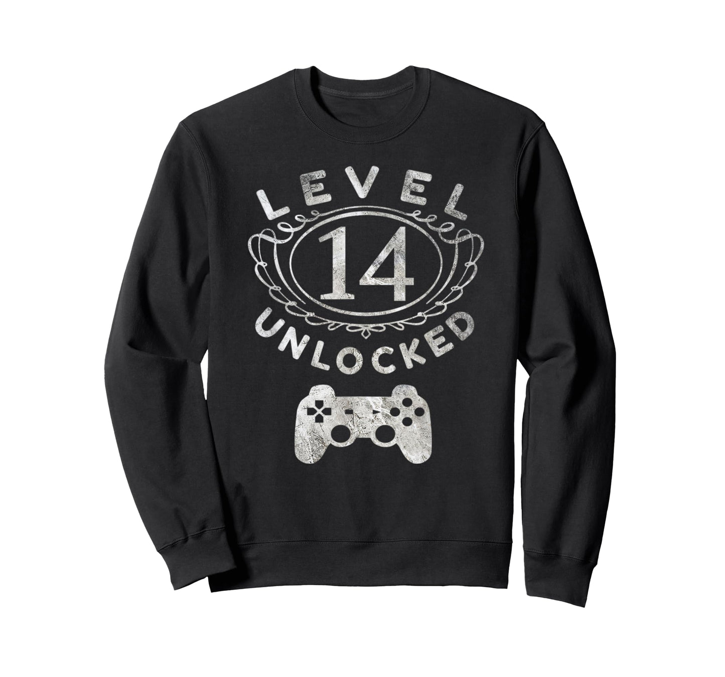 Level 14 Unlocked T-Shirt - 14th Birthday Gamer Gift Tee
