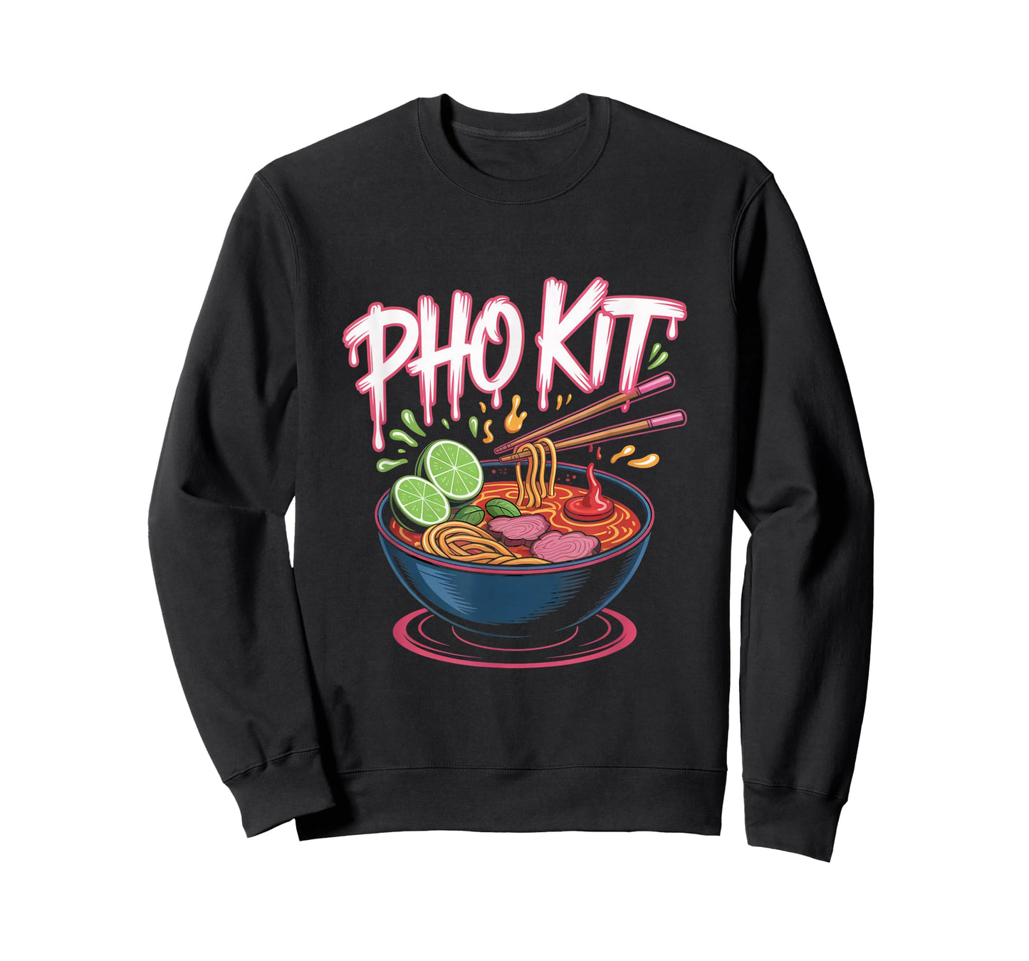 Pho Kit Soup Funny Pho Kit Vegan Pho Lover T-Shirt