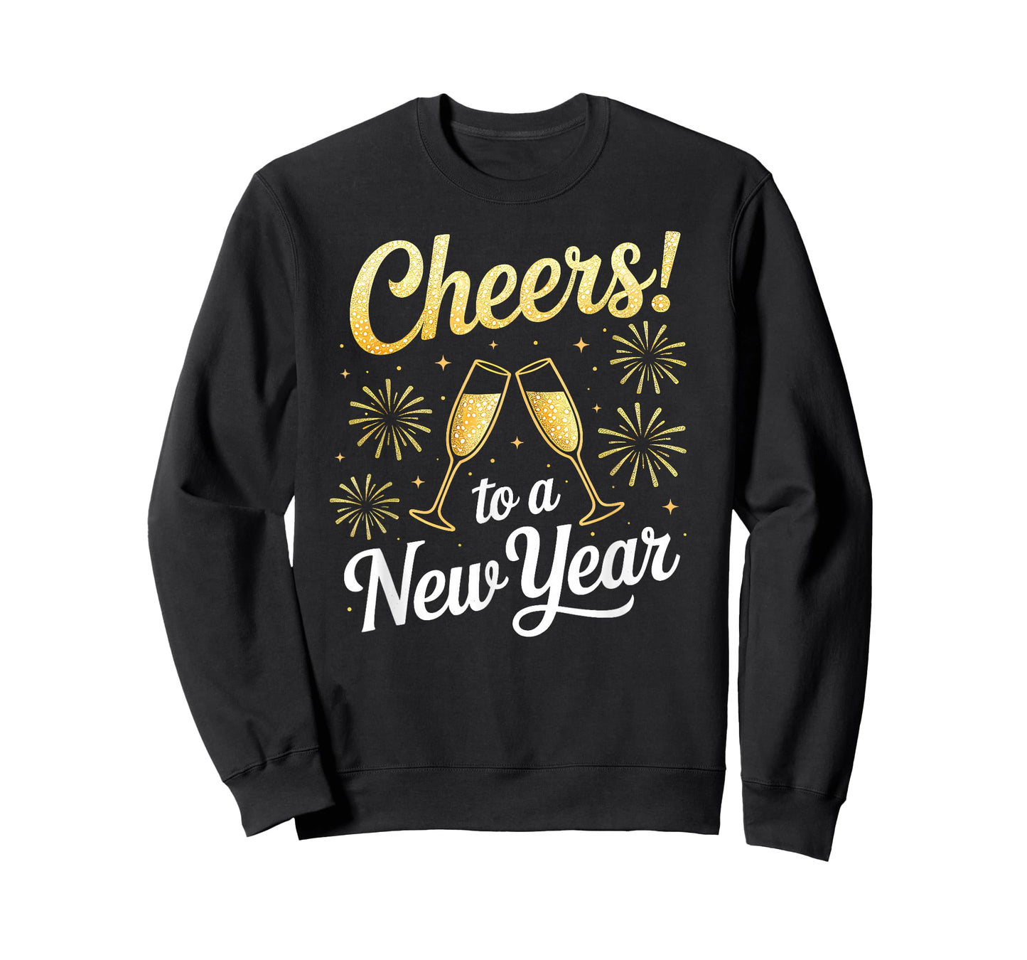 Cheers to A New Year Eve Party Countdown Happy New Year T-Shirt