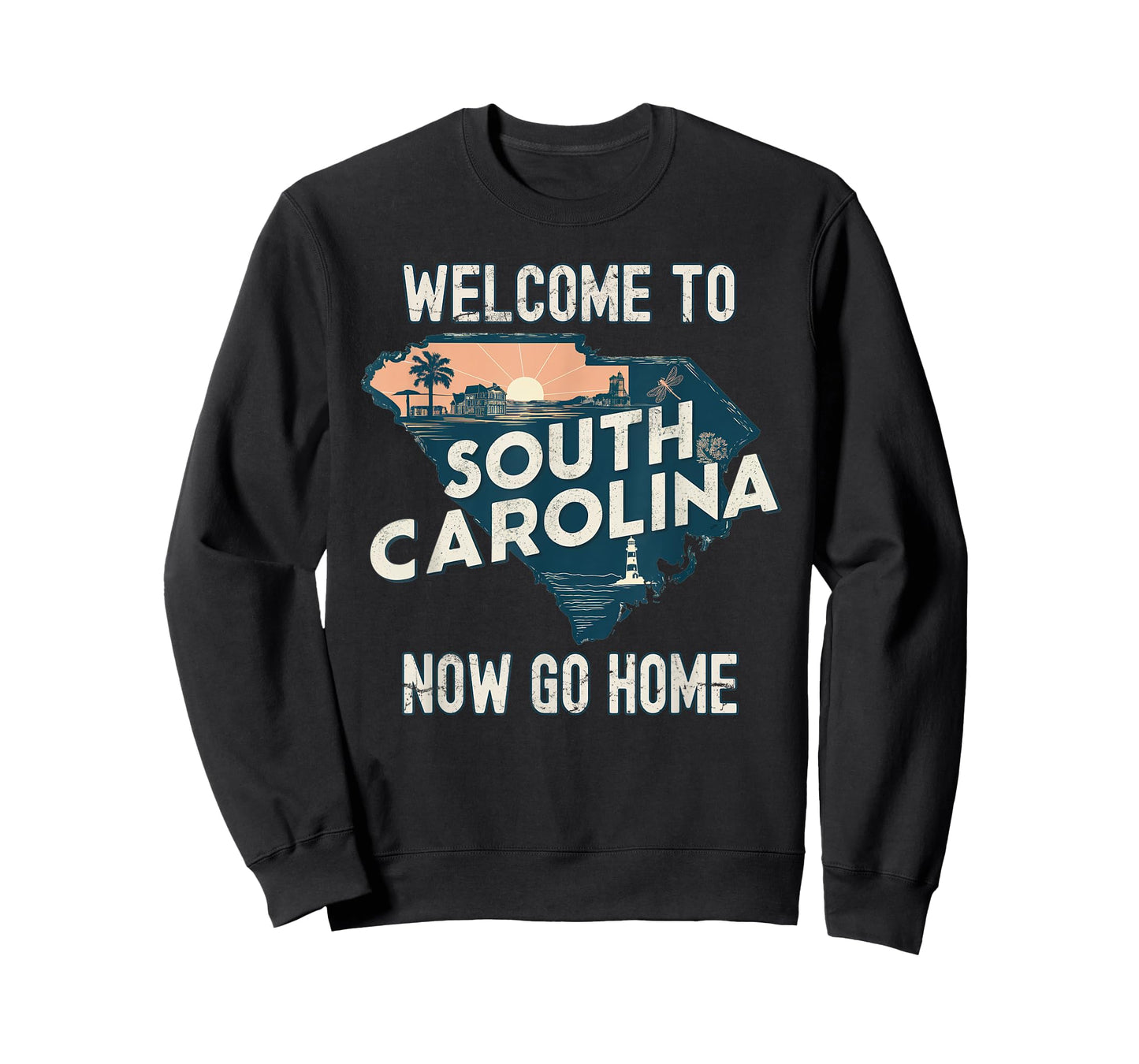 Welcome To South Carolina Retro Design, Funny South Carolina T-Shirt