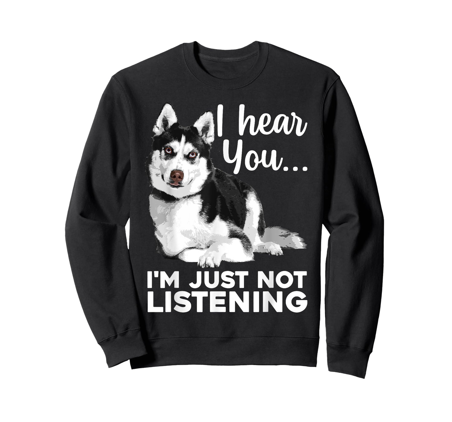 Funny Husky Dog Art for Men Women Kids Siberian Husky Lover T-Shirt