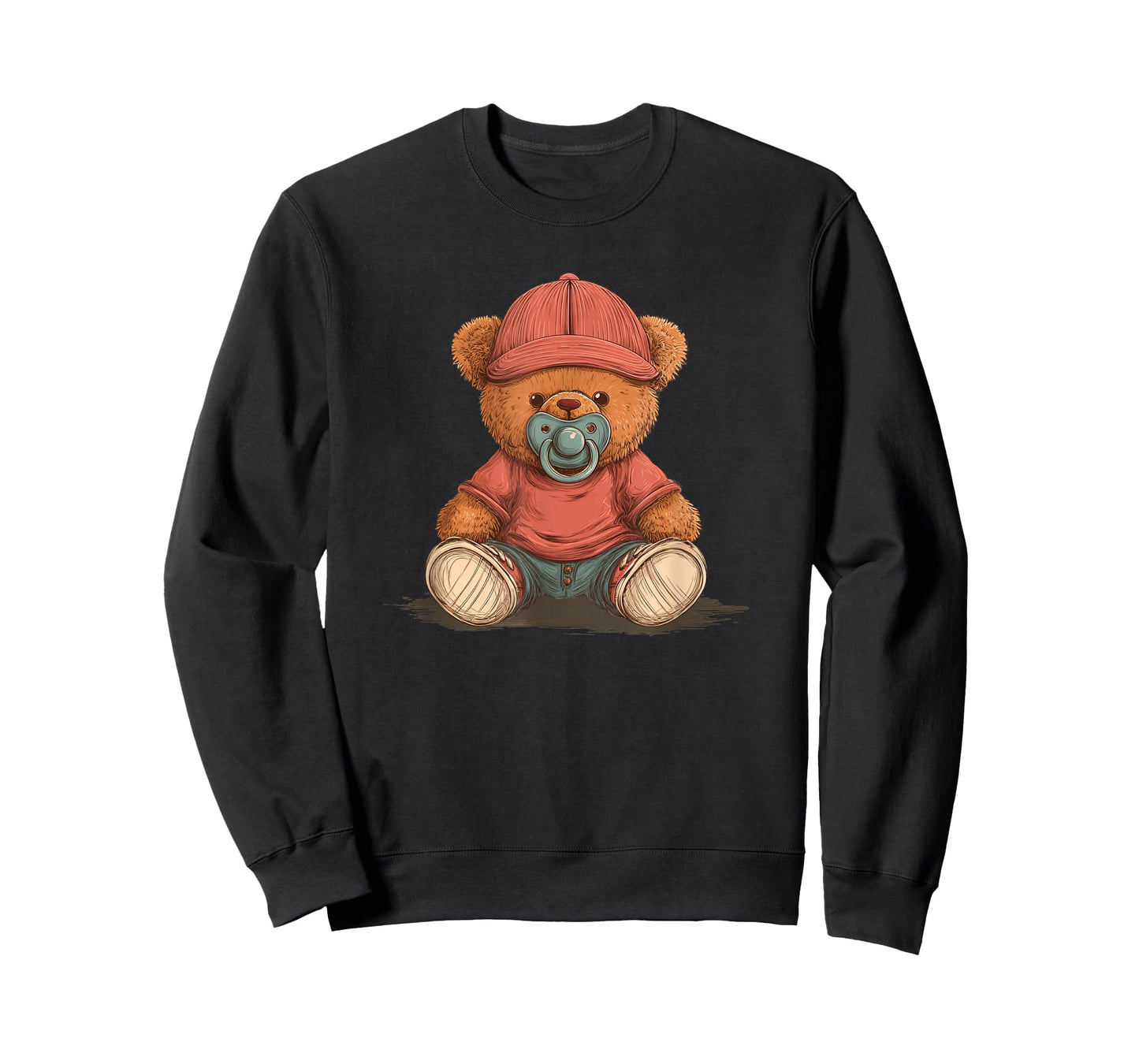 Pretty Teddy Bear Baby with Pacifier Costume T-Shirt