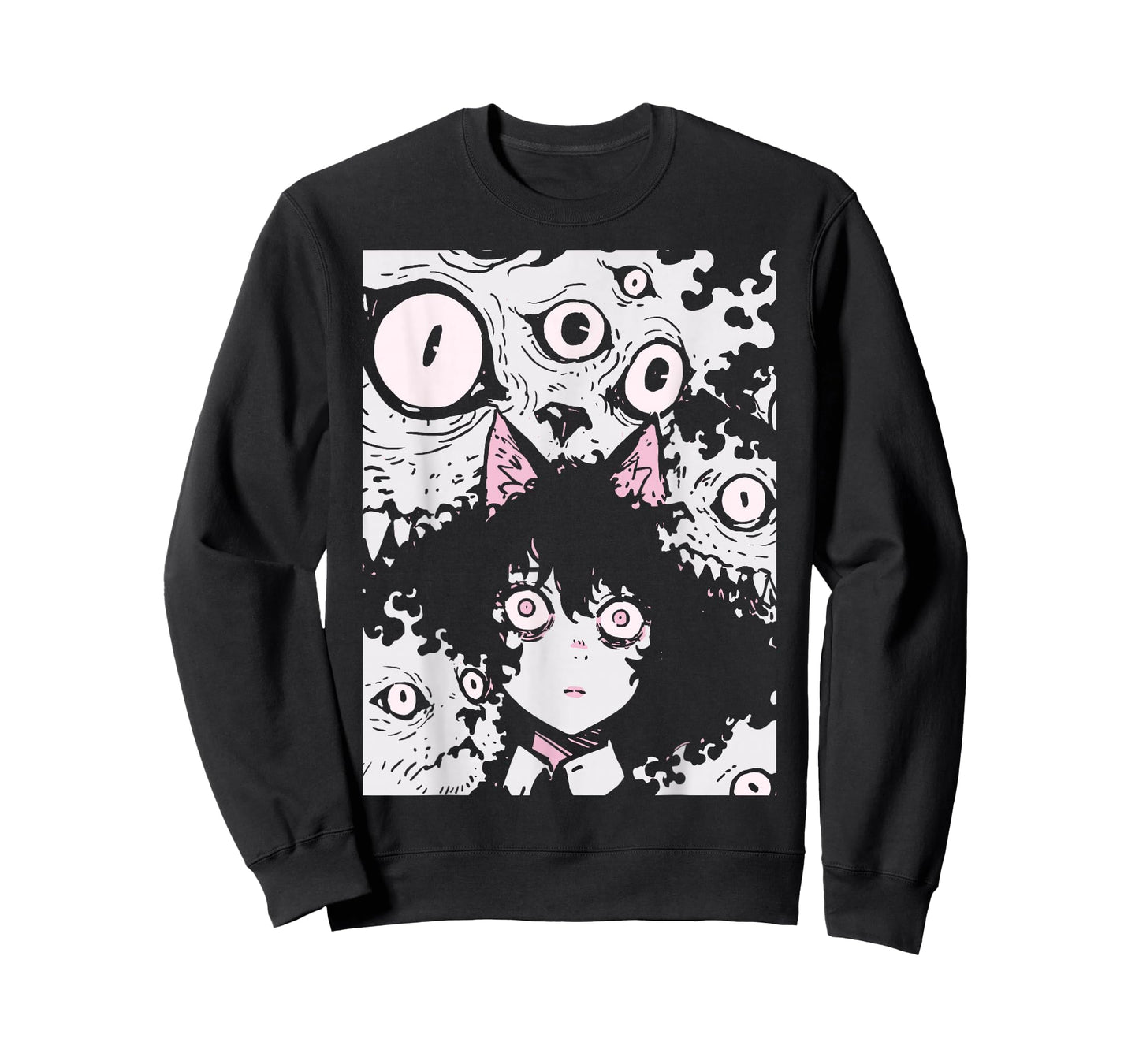 Horror Anime Manga Neko | Japan Japanese Creepy Kawaii Goth T-Shirt