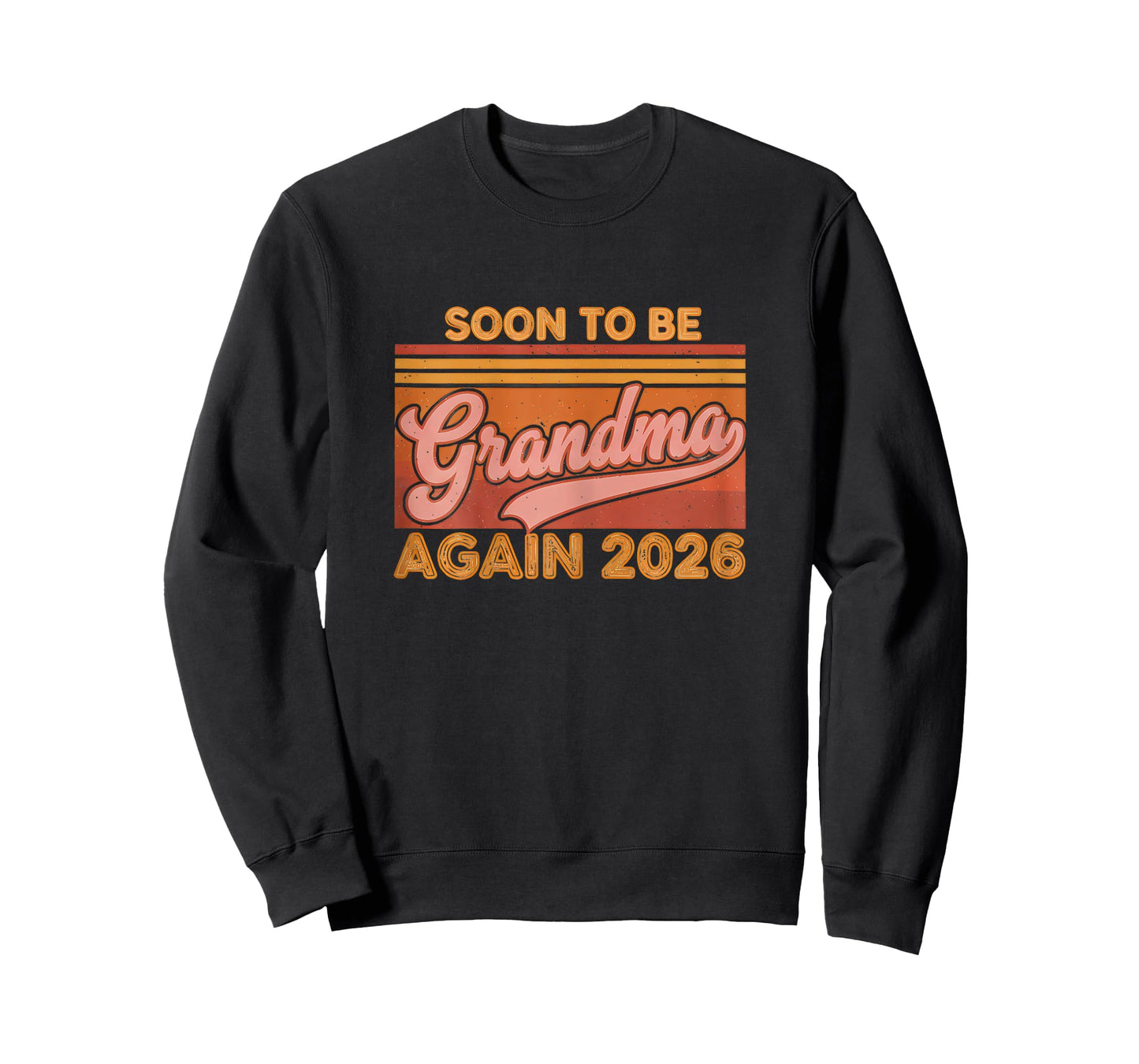 Retro Pregnancy Announcement Soon to Be Grandma Again 2026 T-Shirt