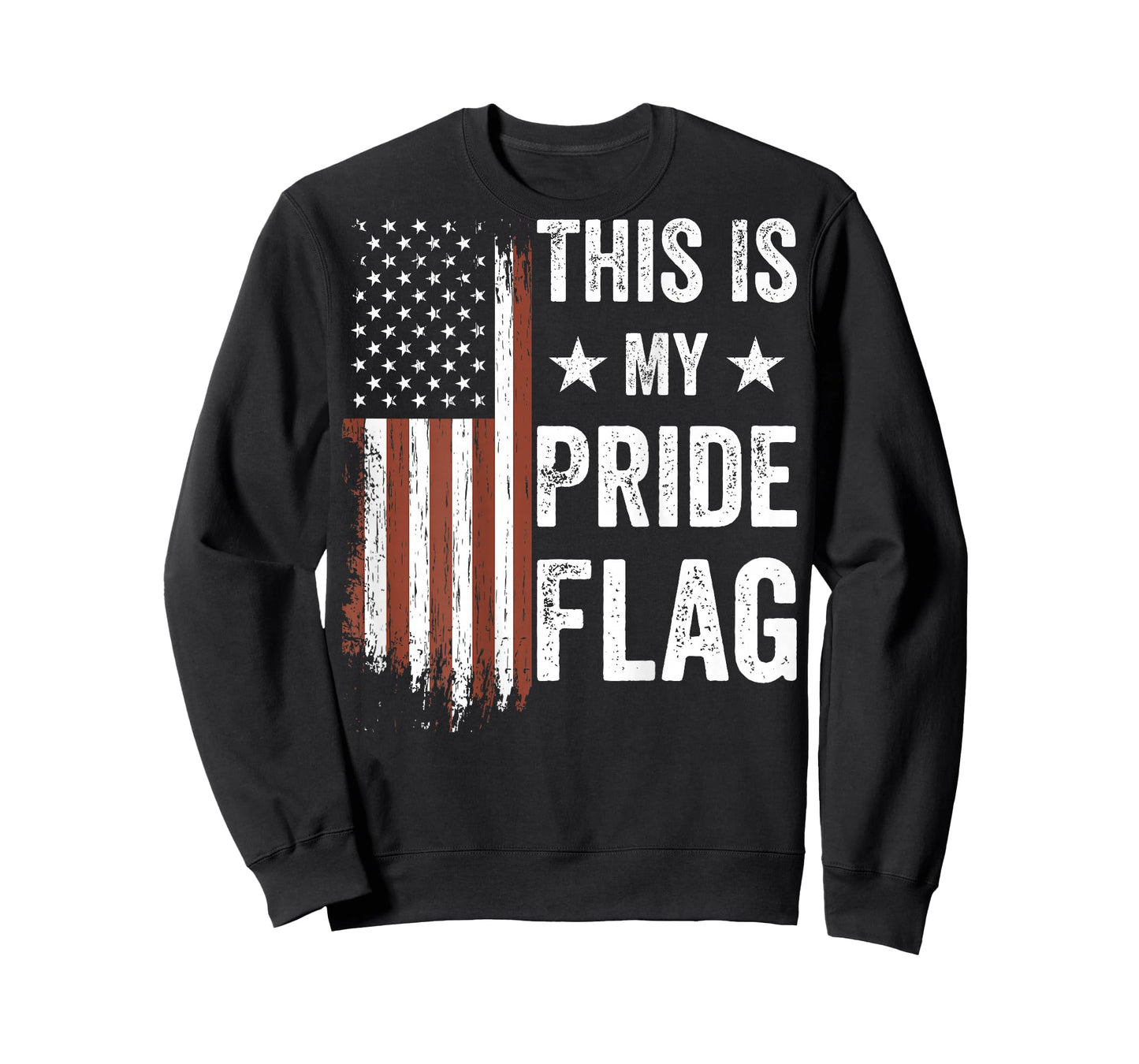 This Is My Pride Flag American Patriotic 4th Of July (back) T-Shirt