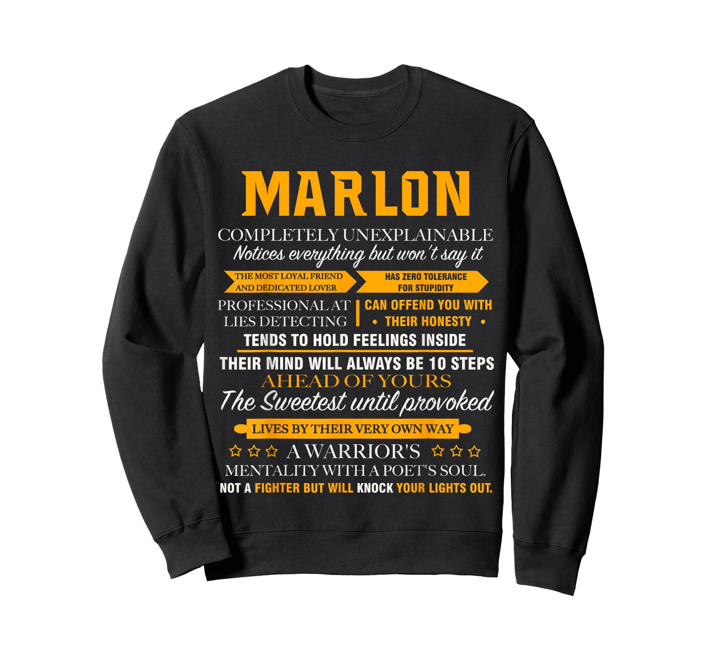 MARLON completely unexplainable name shirt father's day 7 T-Shirt