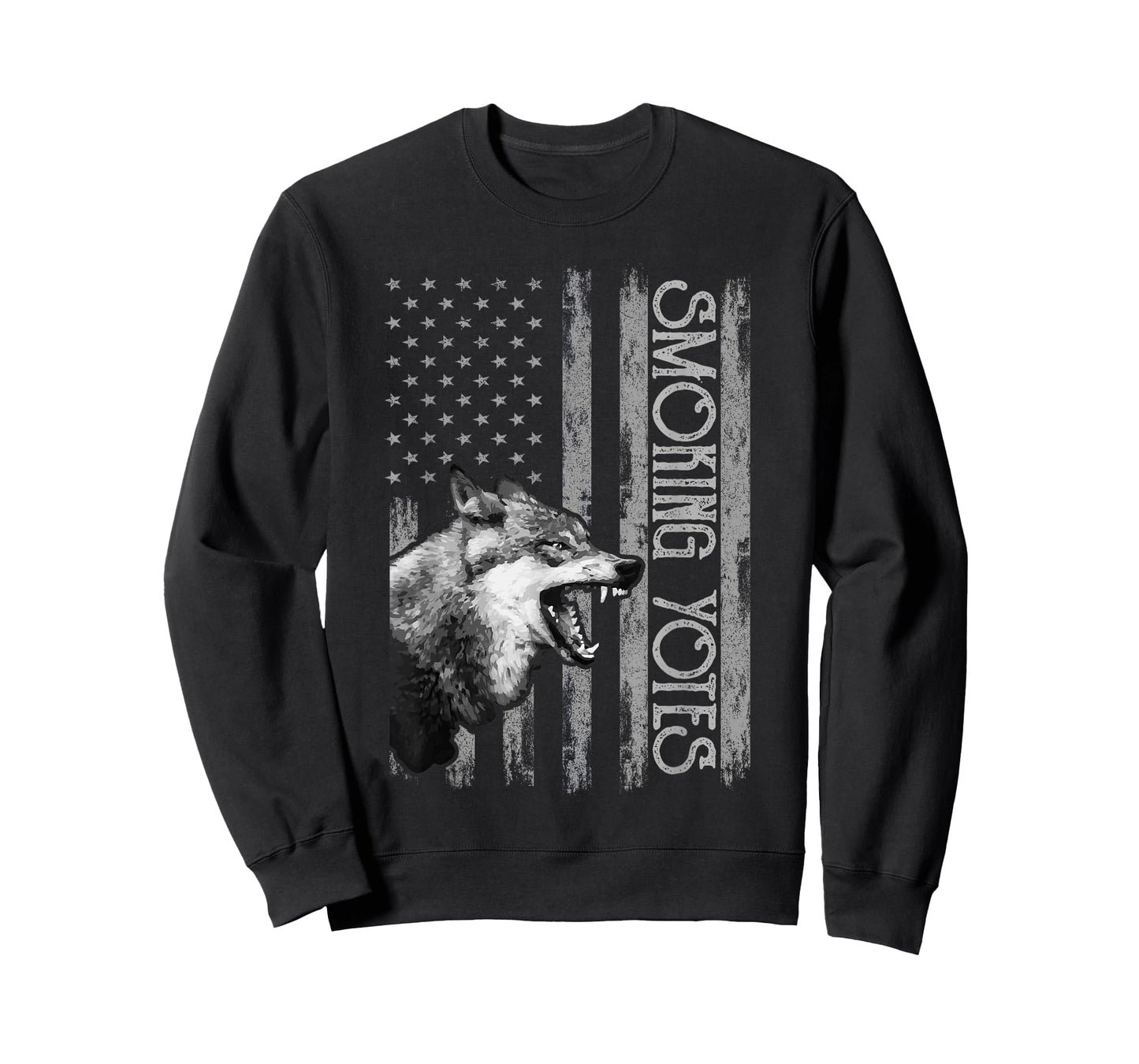 Coyote Hunting USA Apparel, American Flag Hunter US Men T-Shirt