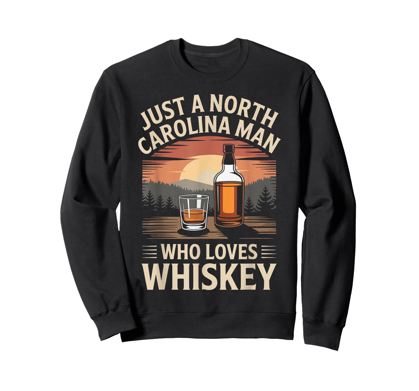 Just A Carolina Man Who Loves Whiskey T-Shirt