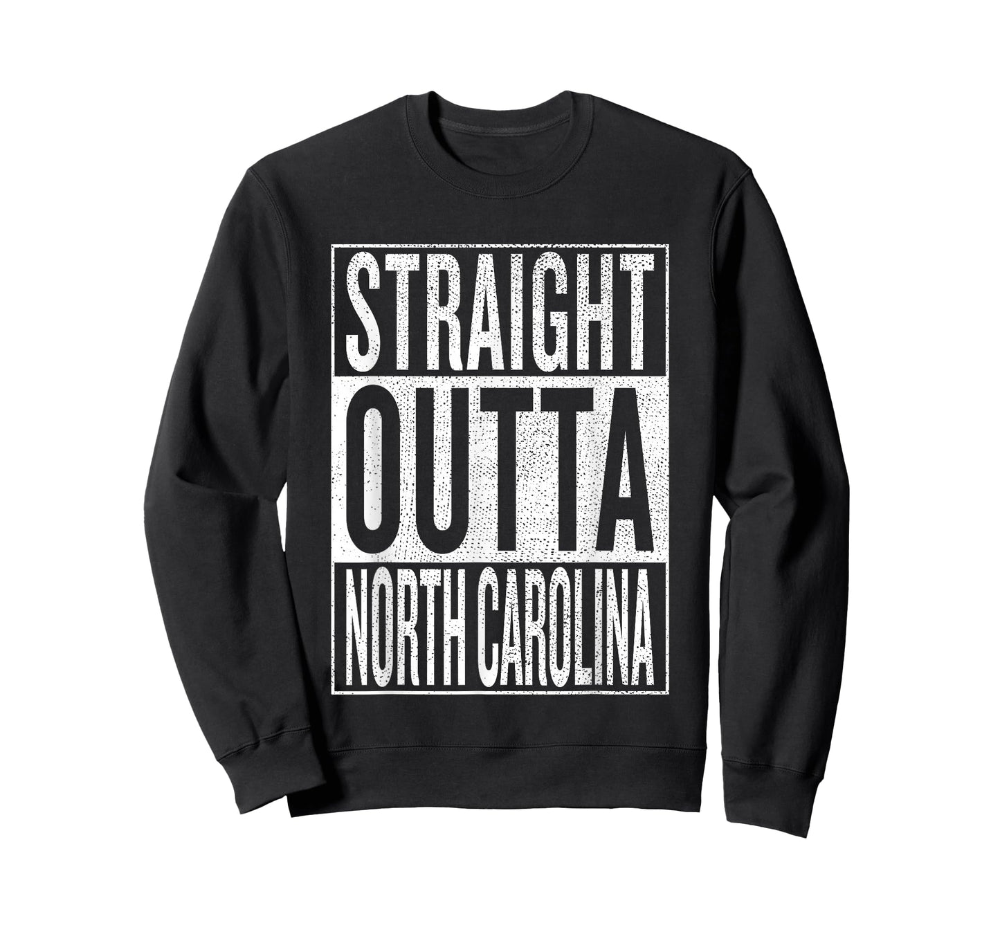 Straight outta North Carolina Travel & Gift Idea T-Shirt T-Shirt