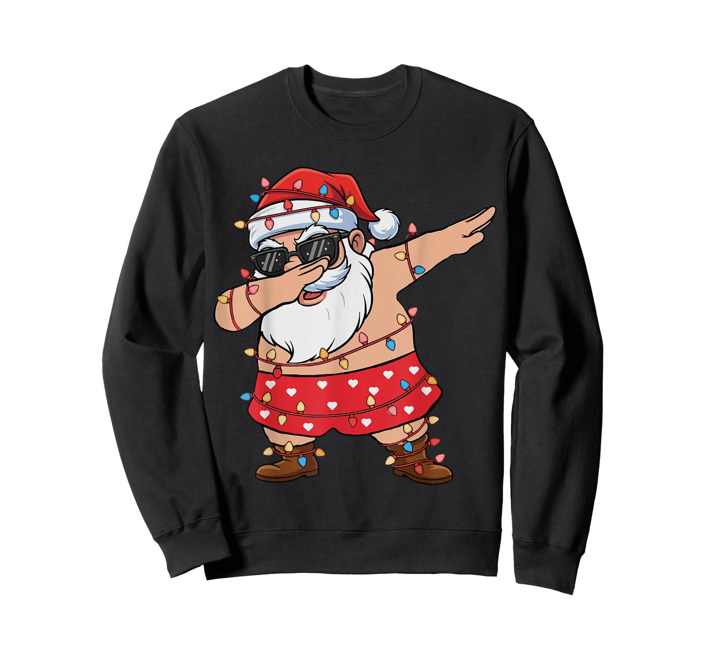 Christmas Squad Santa Dabbing Elf Family Matching Boys Girls T-Shirt