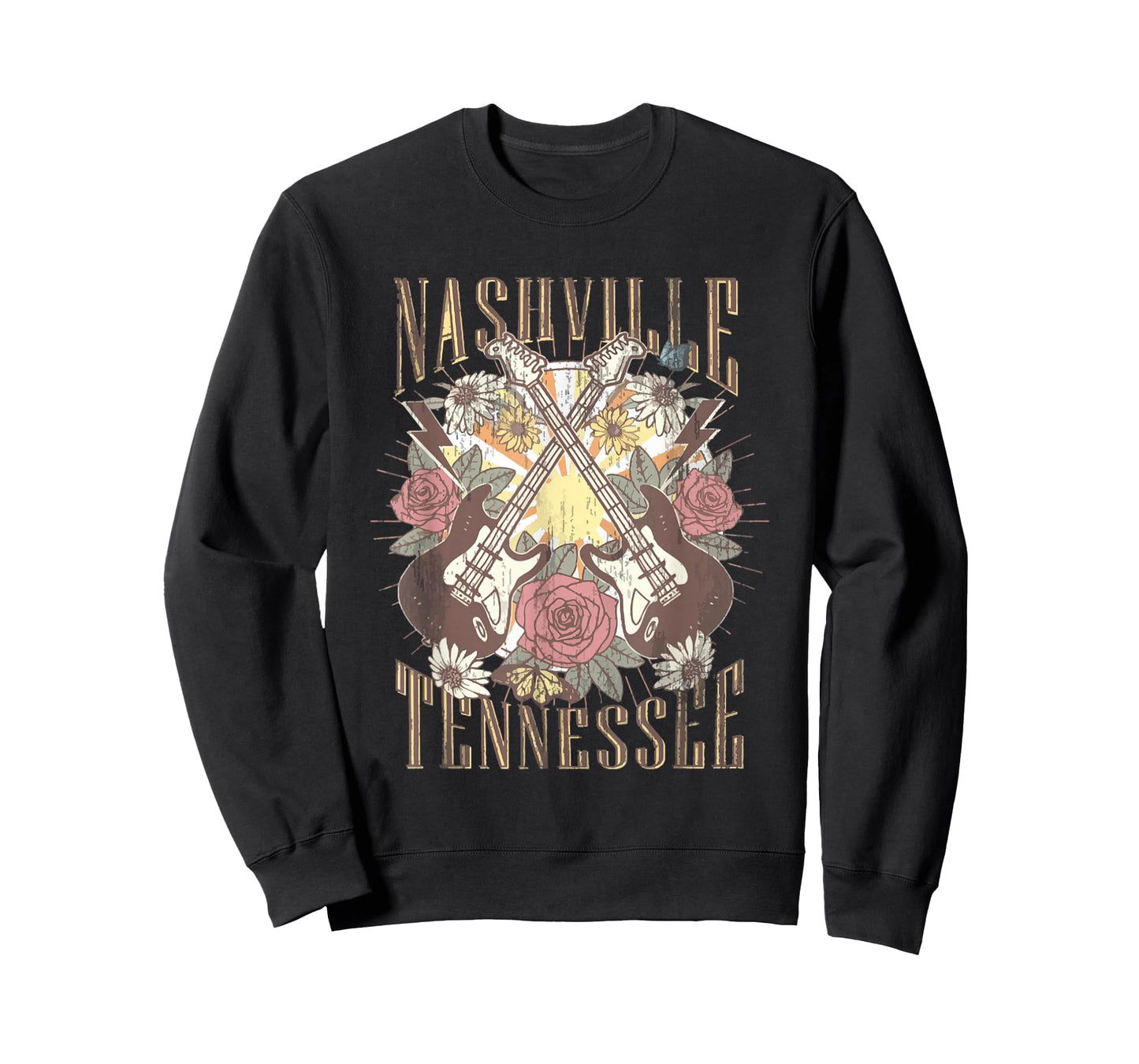 Nashville Country Music City Girls Trip Retro Nash Bash Bach T-Shirt