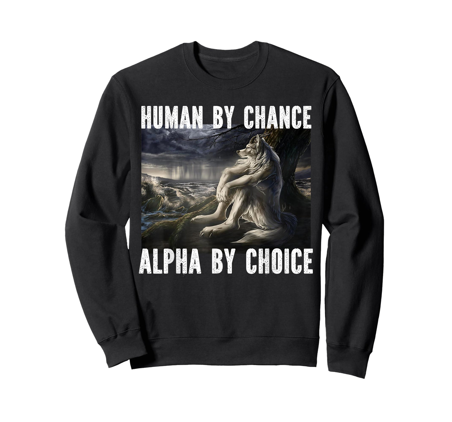 I Heart Werewolfs Alpha Funny Cringe Werewolf Wolf Meme T-Shirt