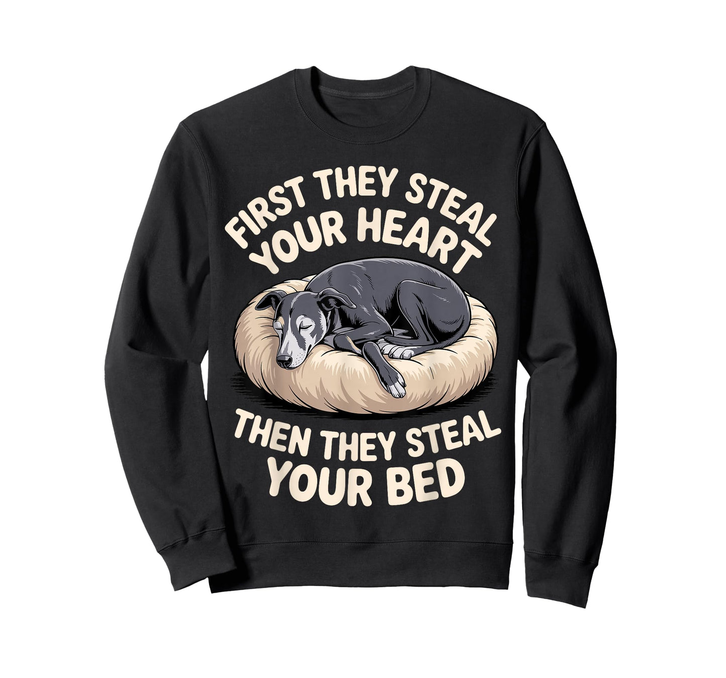 Funny Greyhound Art for Men Women Kids Puppy Greyhound Lover T-Shirt