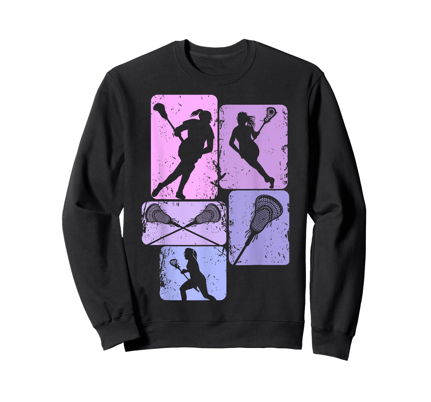 Lacrosse Girls Women Youth Kids T-Shirt