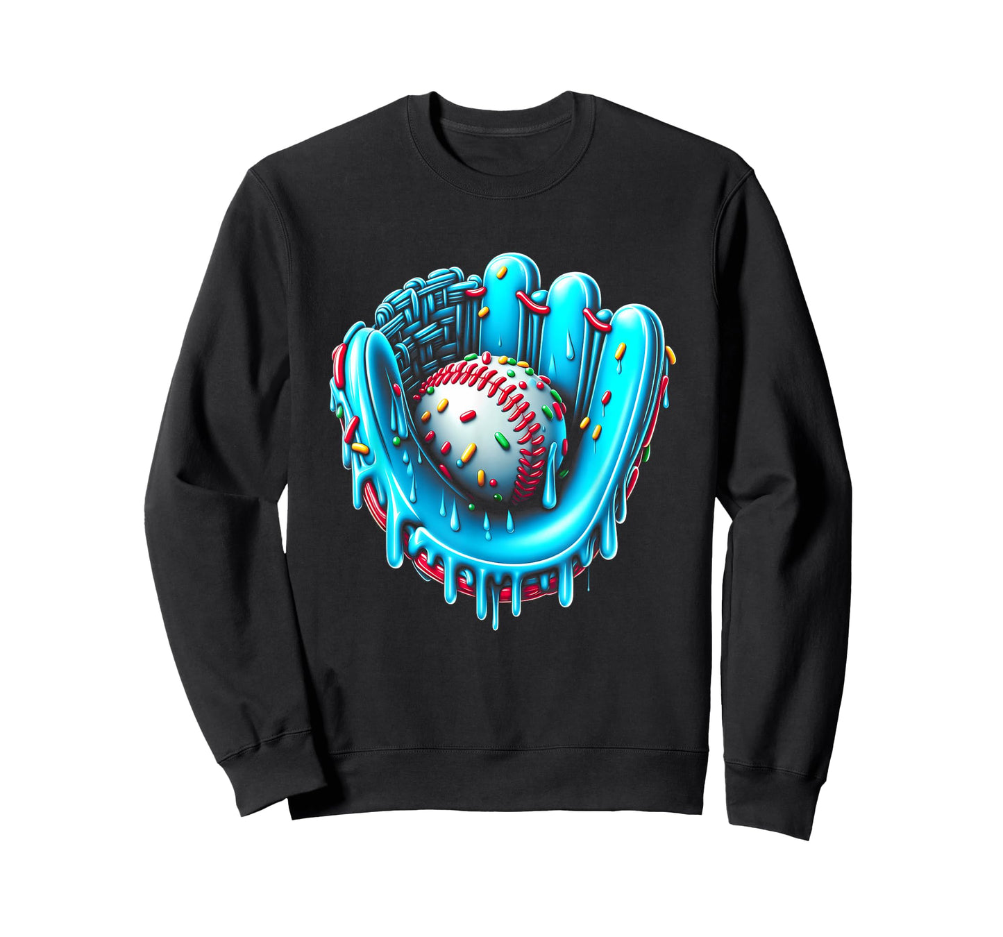Ice Cream Drip Baseball Bat With SprinklesDrip Cone Glove T-Shirt