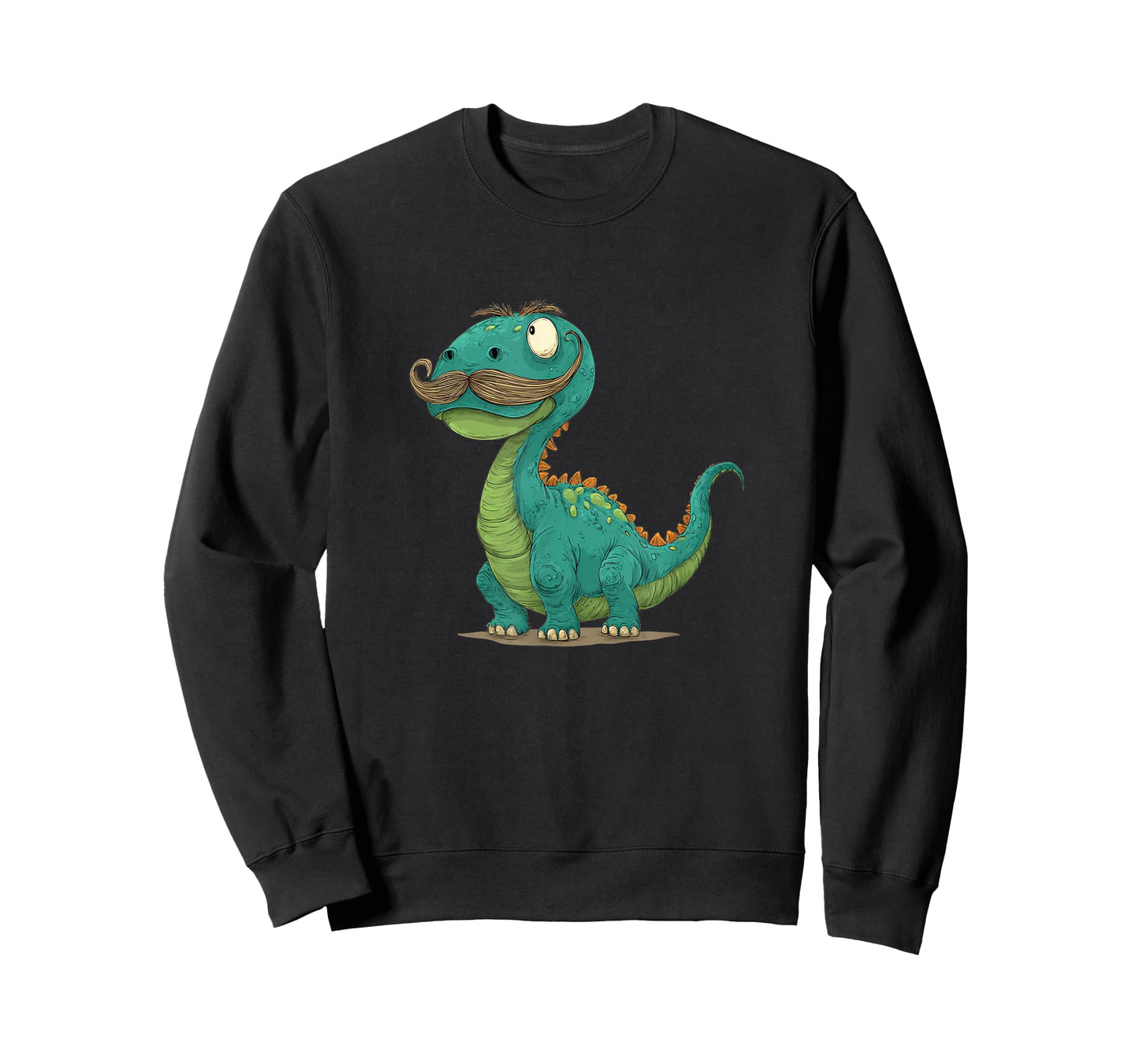Nice Dinosaur Look with Beard for Boys and Girls T-Shirt