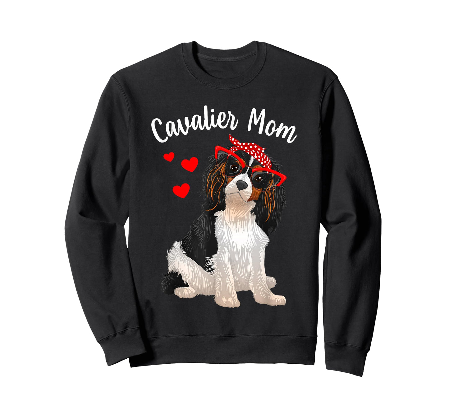 Cavalier King Charles Art for Women Mom Cavalier Spaniel T-Shirt