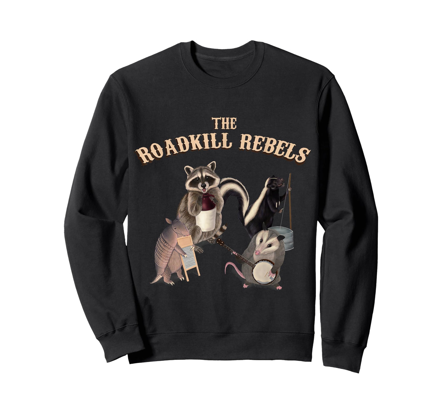 The Roadkill Rebels Band - Animals playing instruments T-Shirt