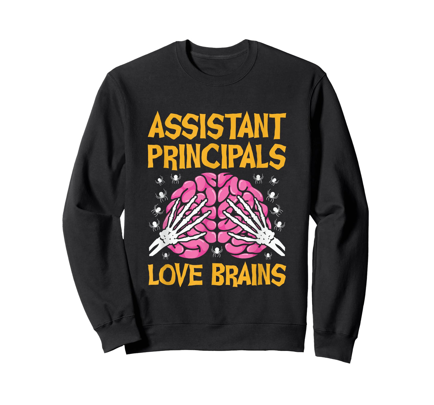 Assistant Principals Love Brains Funny Halloween School T-Shirt