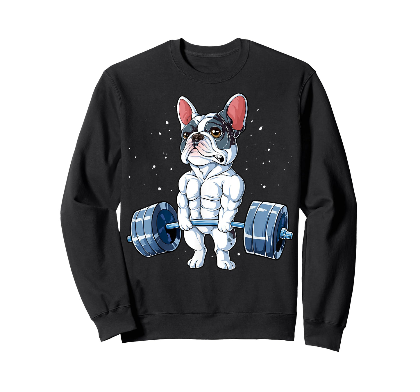 French Bulldog Weightlifting Funny Deadlift Men Fitness Gym T-Shirt